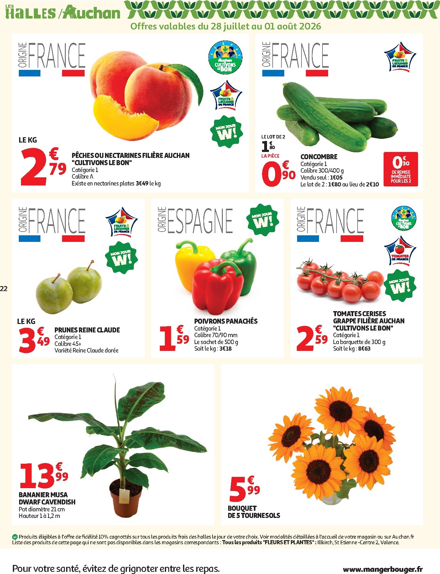auchan - Flyer Auchan - Saveurs d'été hypers pour la semaine prochaine du du mardi 28/07/2026 au du dimanche 09/08/2026 - page: 22