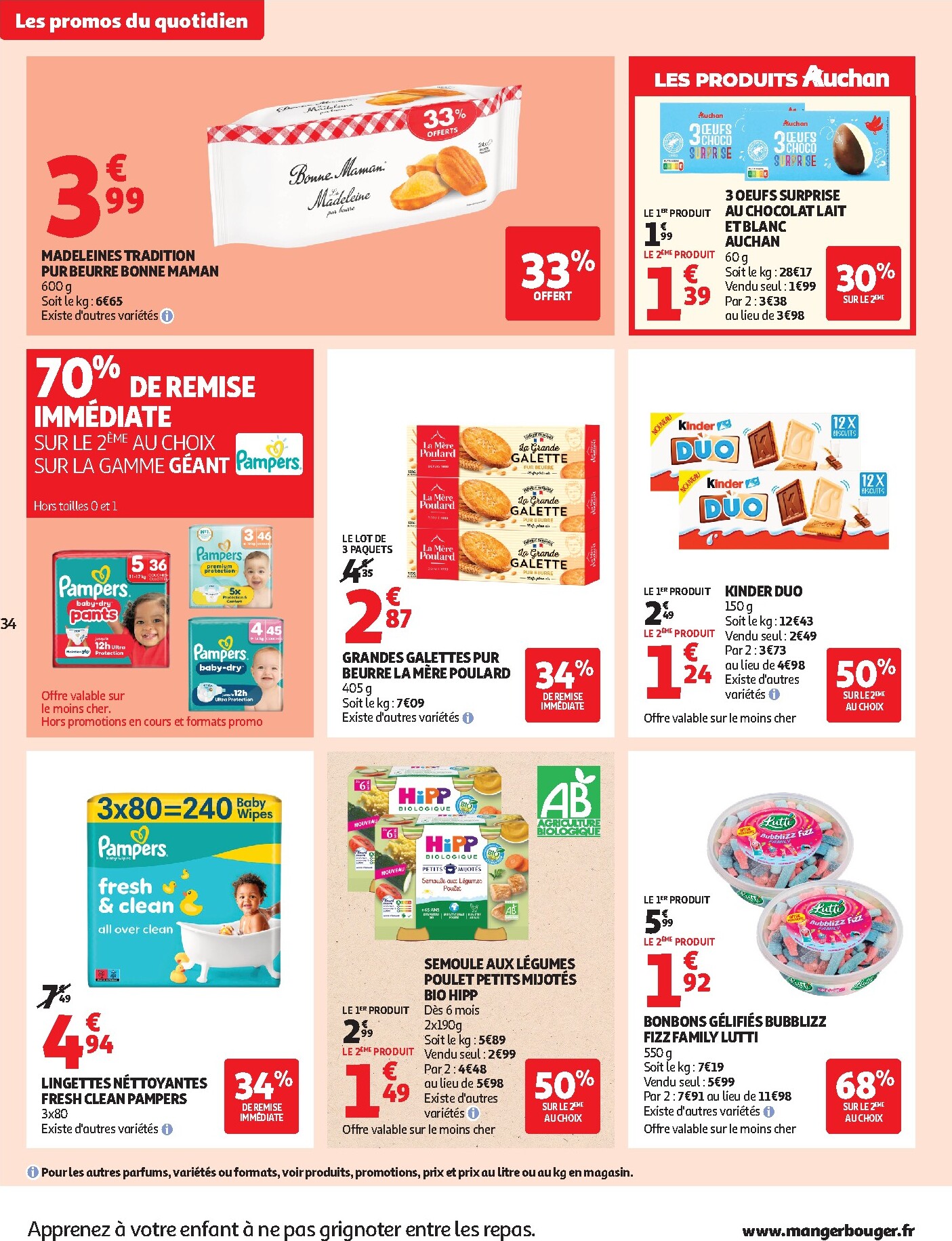 auchan - Flyer Auchan - Saveurs d'été hypers pour la semaine prochaine du du mardi 28/07/2026 au du dimanche 09/08/2026 - page: 34