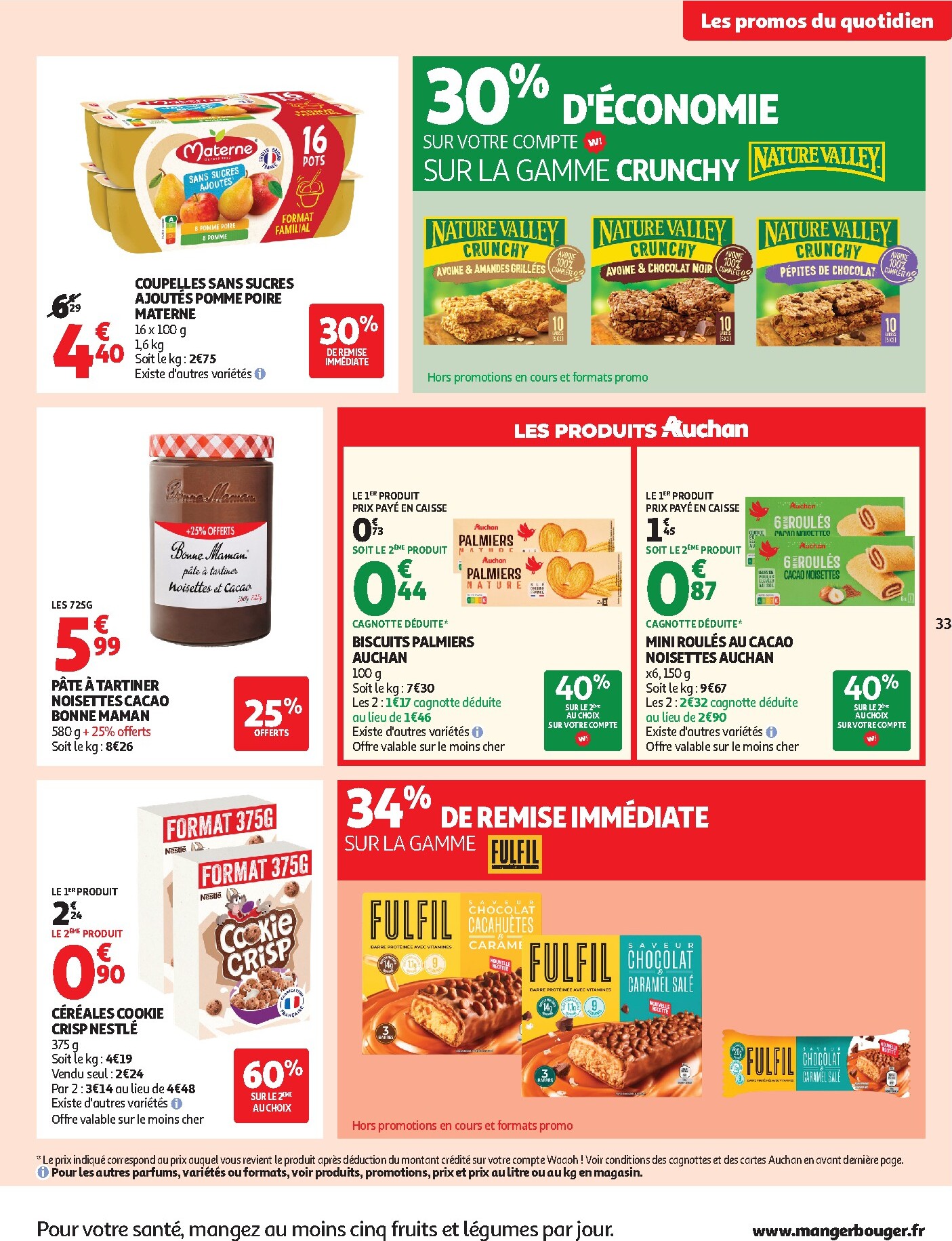 auchan - Flyer Auchan - Saveurs d'été hypers pour la semaine prochaine du du mardi 28/07/2026 au du dimanche 09/08/2026 - page: 33