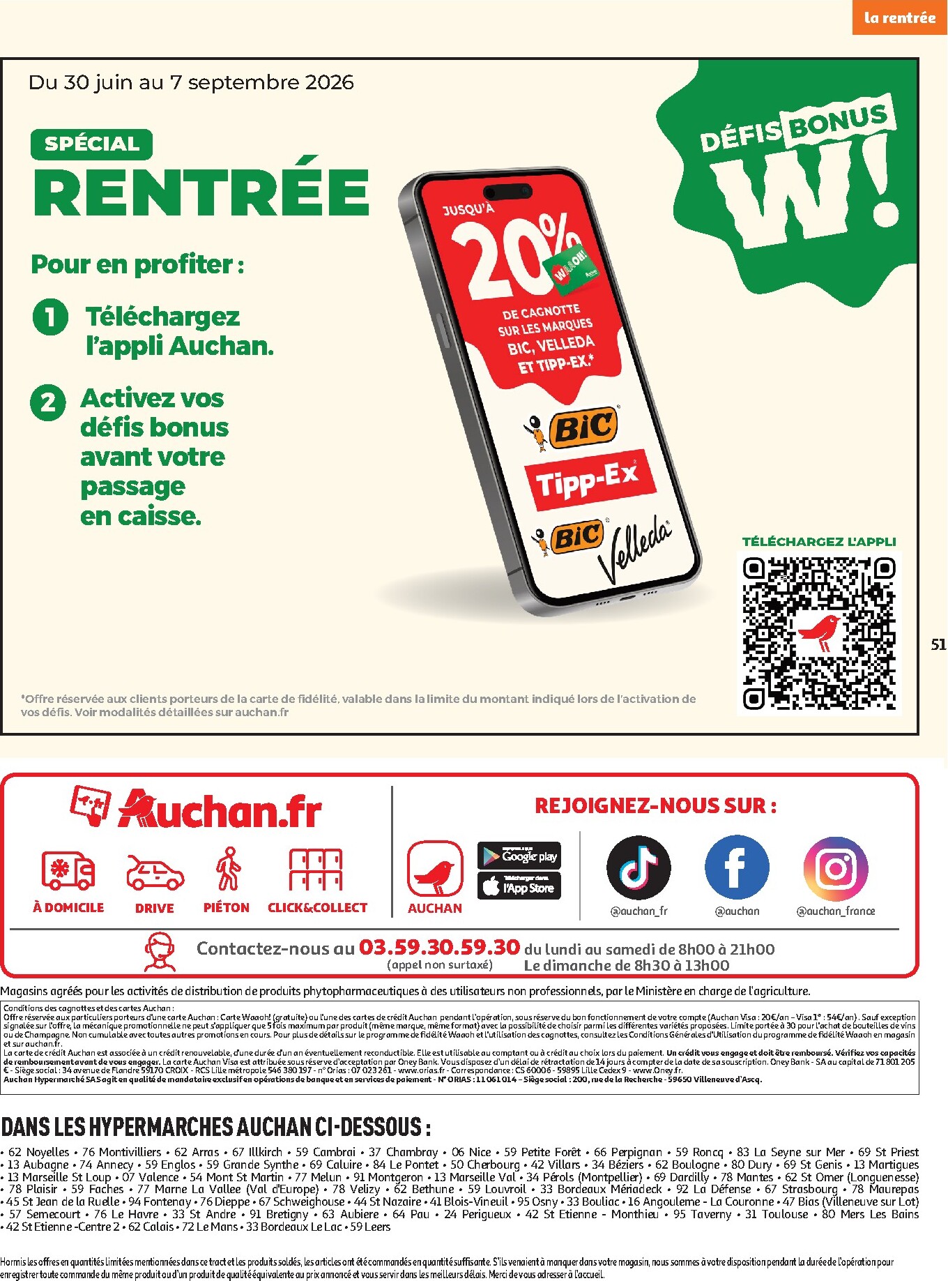 auchan - Flyer Auchan - Saveurs d'été hypers pour la semaine prochaine du du mardi 28/07/2026 au du dimanche 09/08/2026 - page: 51