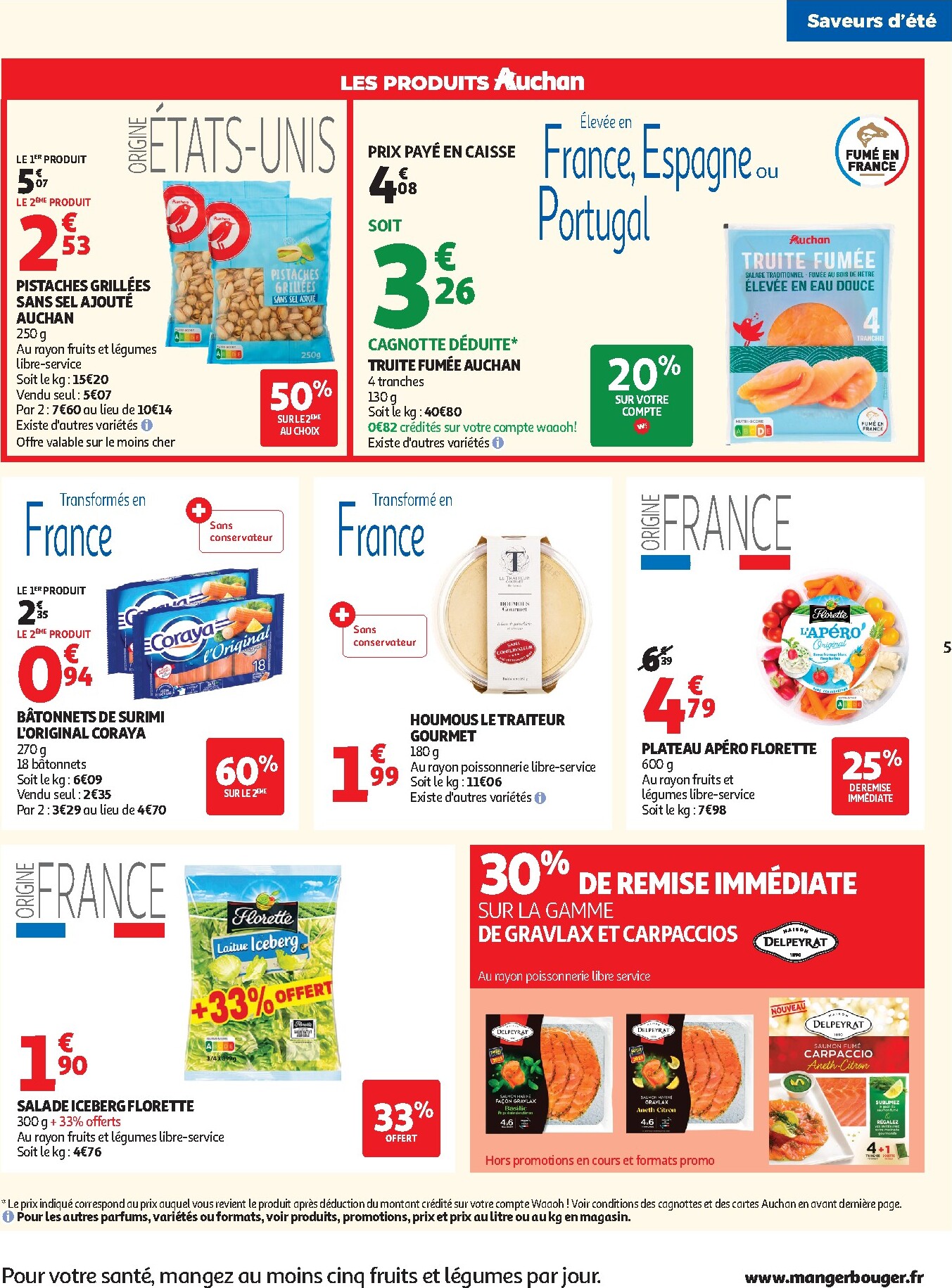 auchan - Flyer Auchan - Saveurs d'été hypers pour la semaine prochaine du du mardi 28/07/2026 au du dimanche 09/08/2026 - page: 5