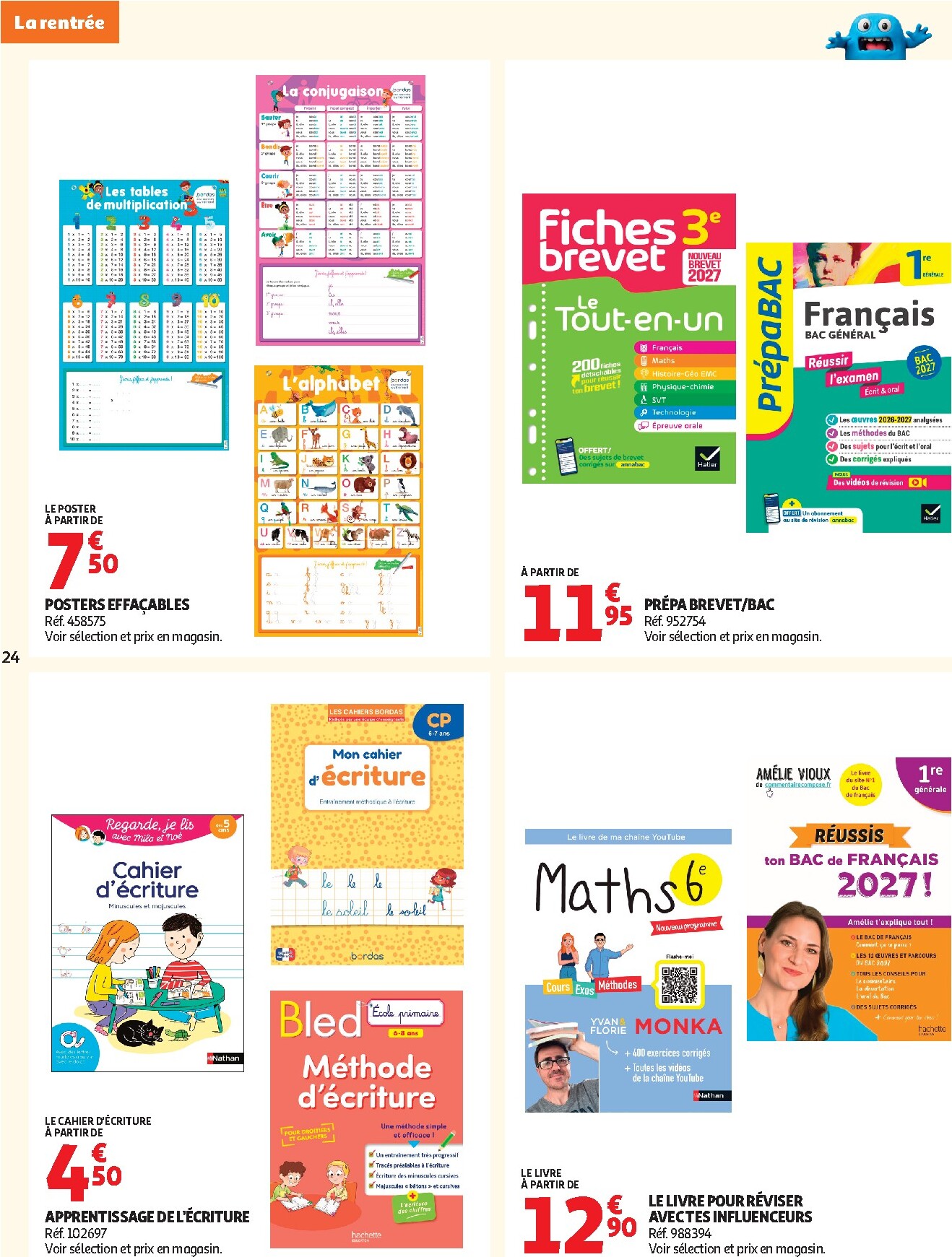 auchan - Flyer Auchan - Rentrée scolaire hypers - Hypermarché pour la semaine prochaine du du mardi 04/08/2026 au du dimanche 30/08/2026 - page: 24