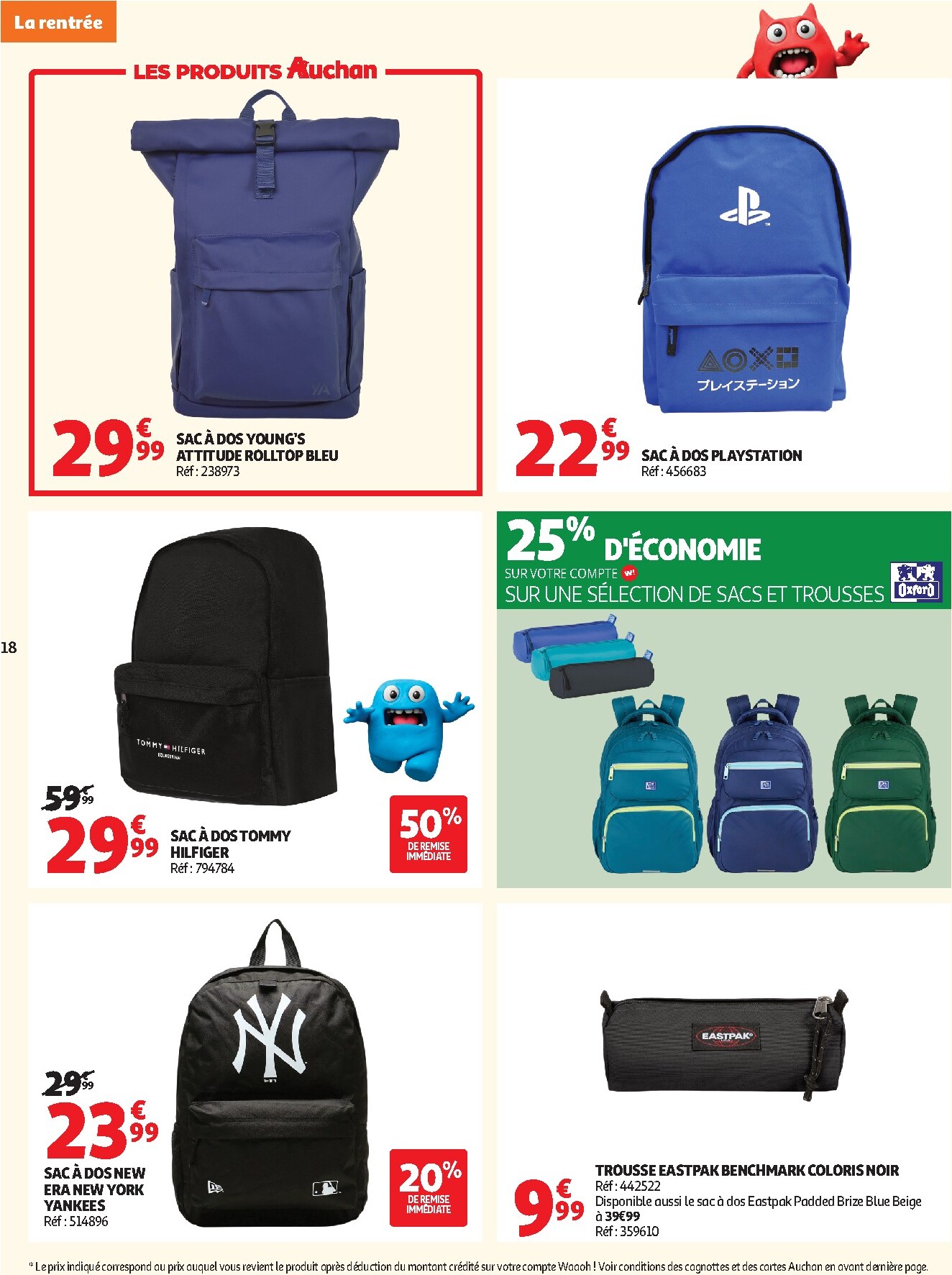 auchan - Flyer Auchan - Rentrée scolaire hypers - Hypermarché pour la semaine prochaine du du mardi 04/08/2026 au du dimanche 30/08/2026 - page: 18