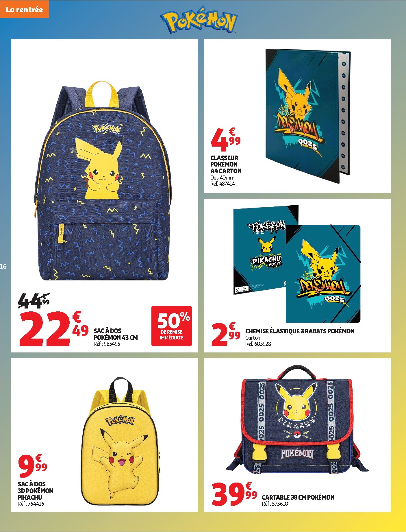 auchan - Flyer Auchan - Rentrée scolaire hypers - Hypermarché pour la semaine prochaine du du mardi 04/08/2026 au du dimanche 30/08/2026 - page: 16