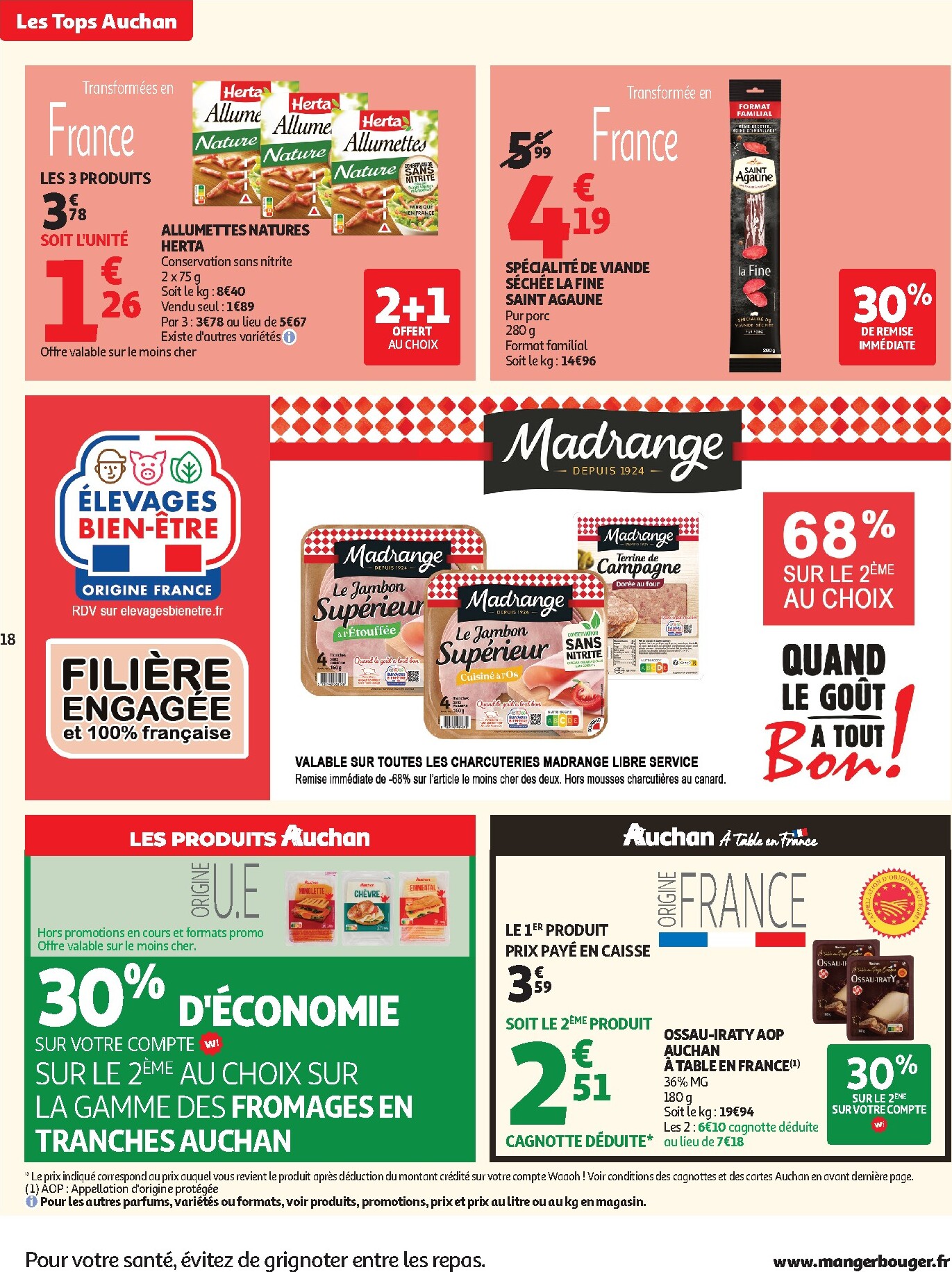 auchan - Flyer Auchan pour la semaine prochaine du du mardi 04/08/2026 au du dimanche 16/08/2026 - page: 18