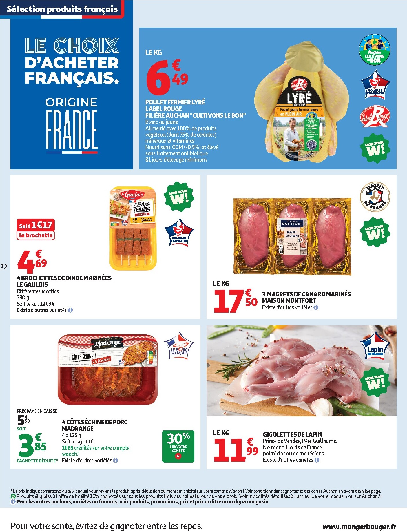 auchan - Flyer Auchan pour la semaine prochaine du du mardi 04/08/2026 au du dimanche 16/08/2026 - page: 22
