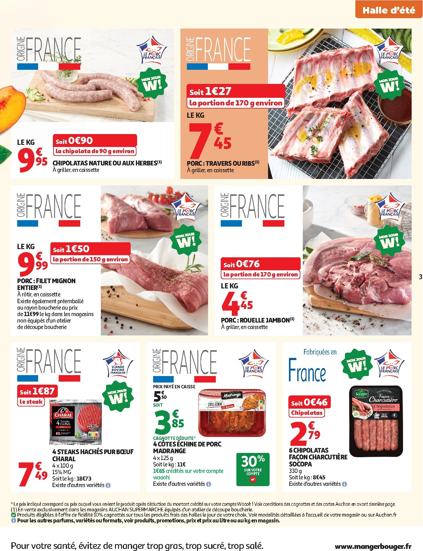 auchan - Flyer Auchan supermarché pour la semaine prochaine du du mardi 04/08/2026 au du samedi 08/08/2026 - page: 3