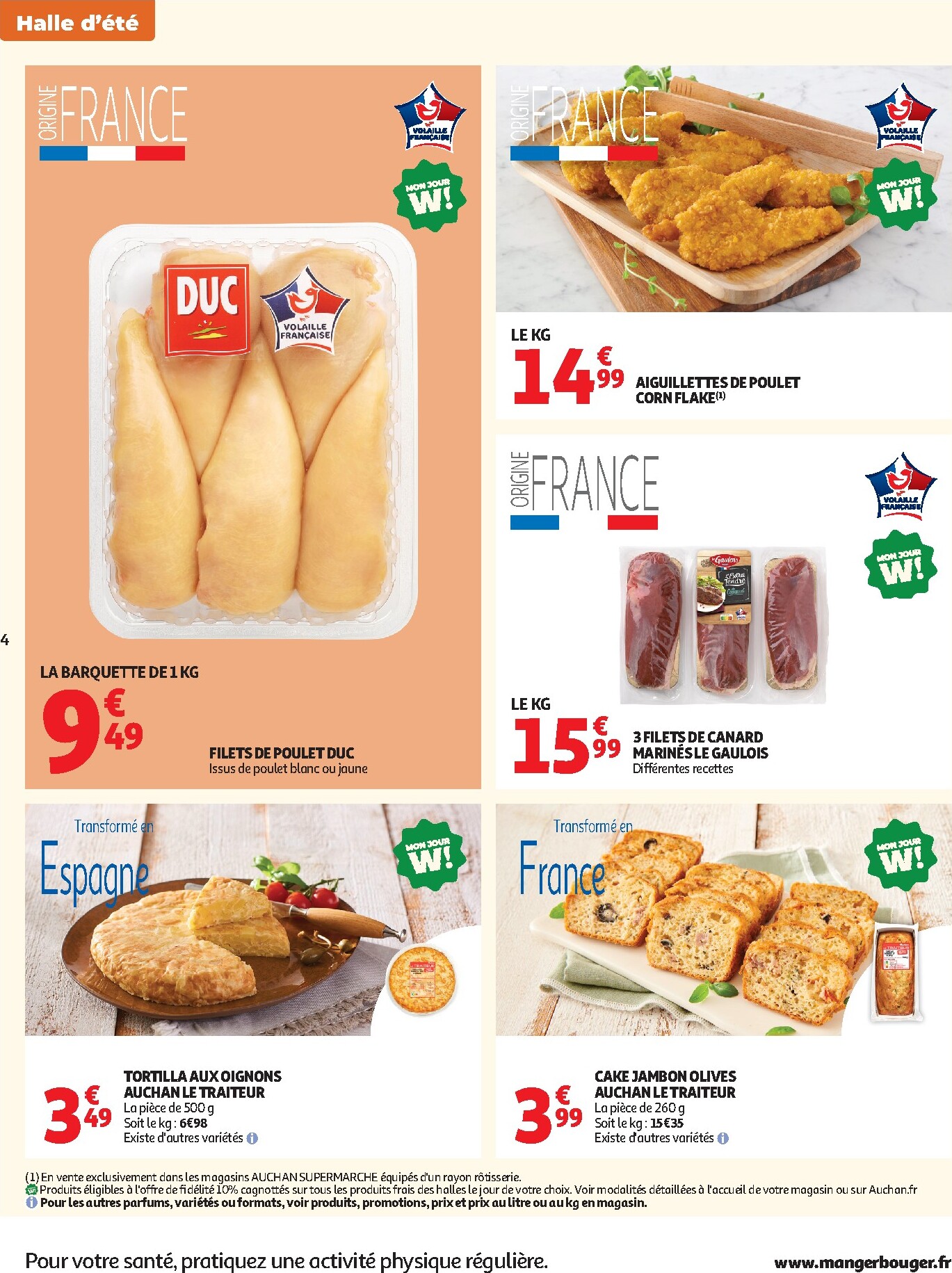 auchan - Flyer Auchan supermarché pour la semaine prochaine du du mardi 04/08/2026 au du samedi 08/08/2026 - page: 4