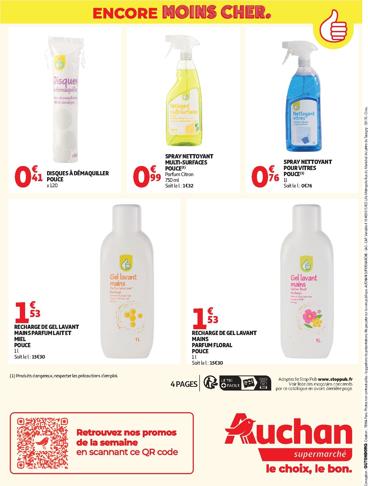 auchan - Flyer Auchan - Halles, tops pour la semaine prochaine du du mardi 18/08/2026 au du samedi 29/08/2026 - page: 4