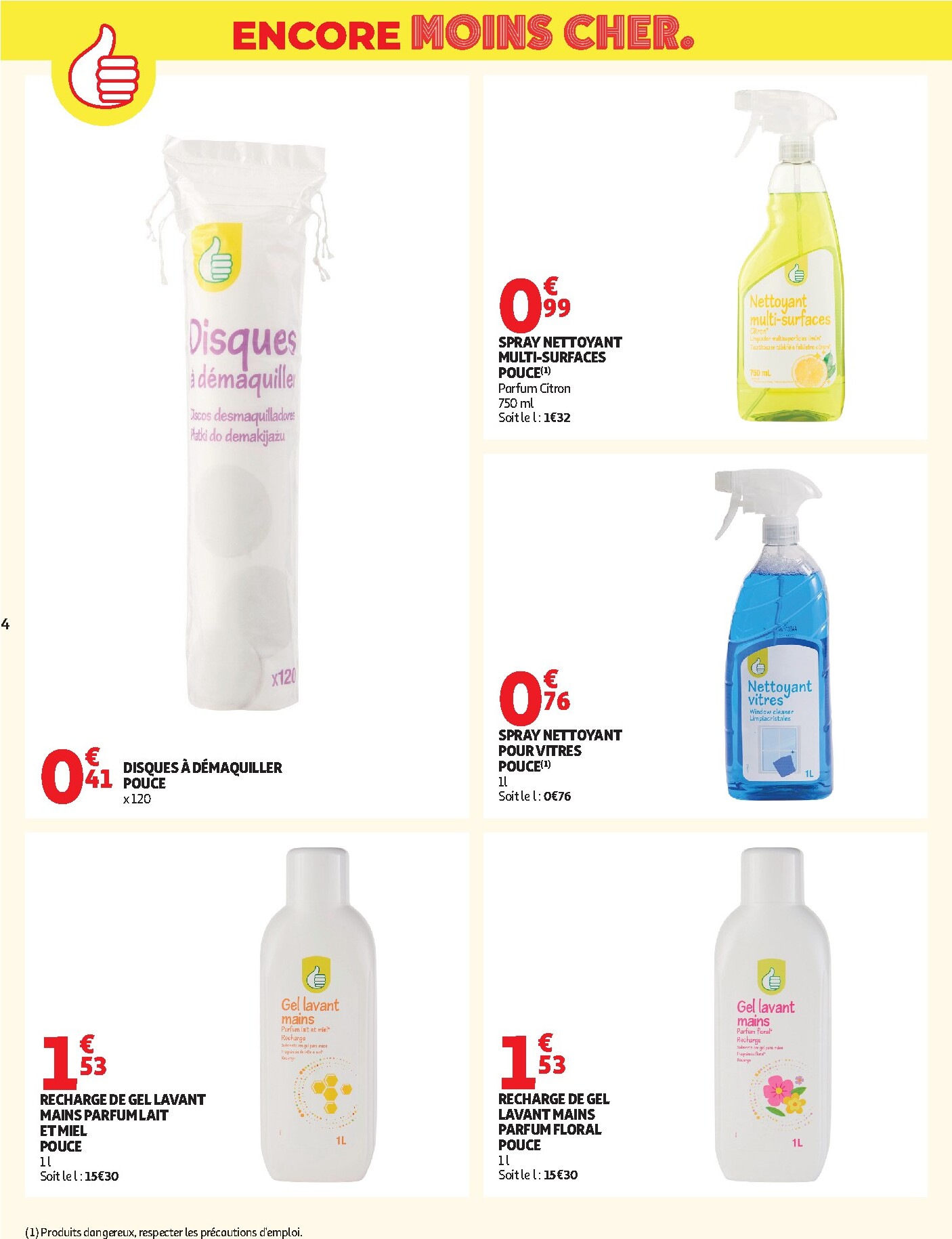 auchan - Flyer Auchan - Tops, Halles pour la semaine prochaine du du mardi 18/08/2026 au du dimanche 30/08/2026 - page: 4