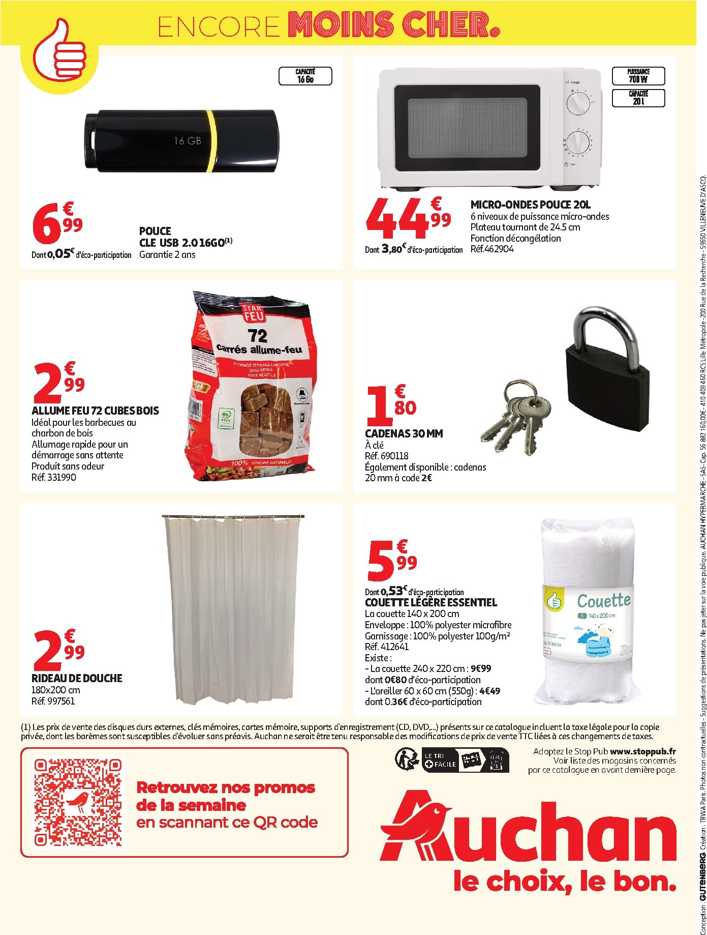 auchan - Flyer Auchan - Tops, Halles pour la semaine prochaine du du mardi 18/08/2026 au du dimanche 30/08/2026 - page: 6