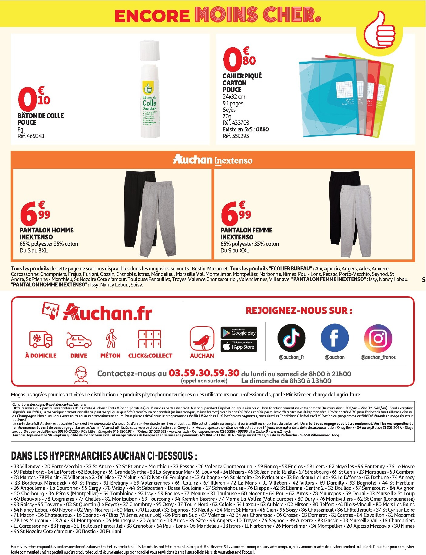 auchan - Flyer Auchan - Tops, Halles pour la semaine prochaine du du mardi 18/08/2026 au du dimanche 30/08/2026 - page: 5