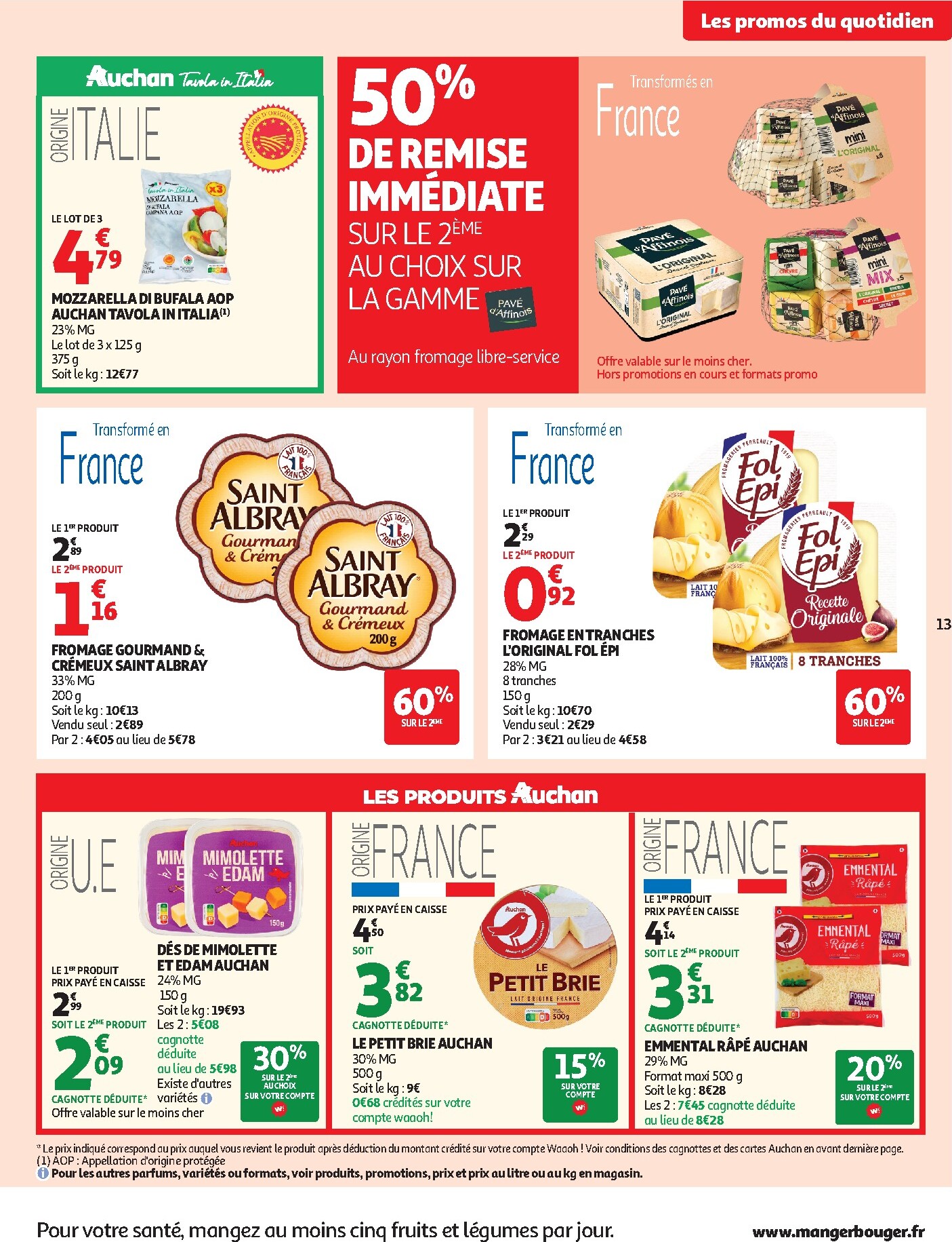 auchan - Flyer Auchan pour la semaine prochaine du du mardi 11/08/2026 au du samedi 15/08/2026 - page: 13