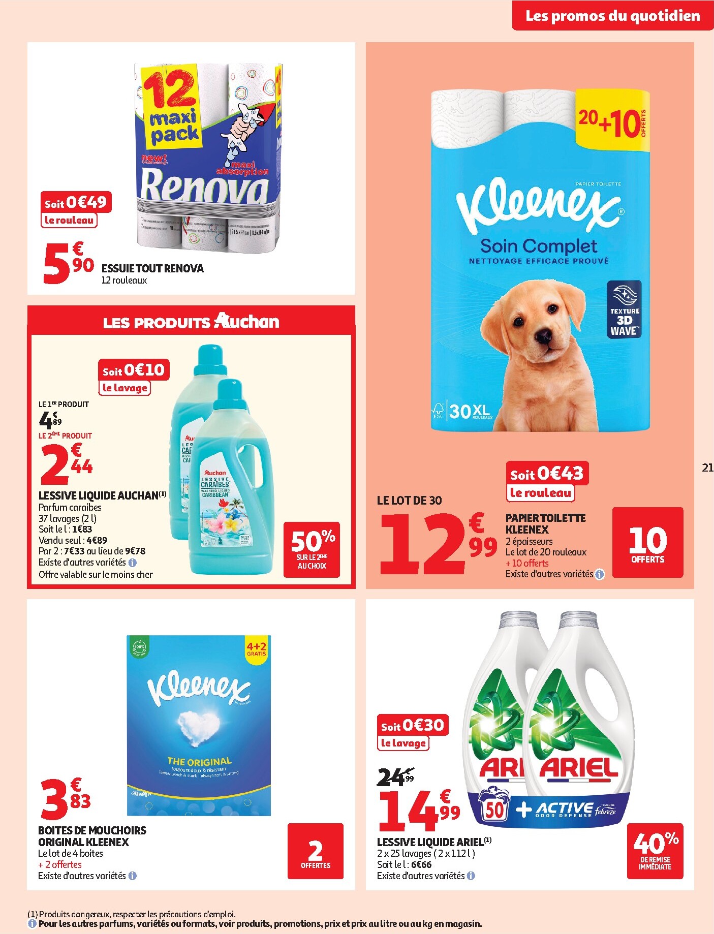 auchan - Flyer Auchan pour la semaine prochaine du du mardi 11/08/2026 au du samedi 15/08/2026 - page: 21