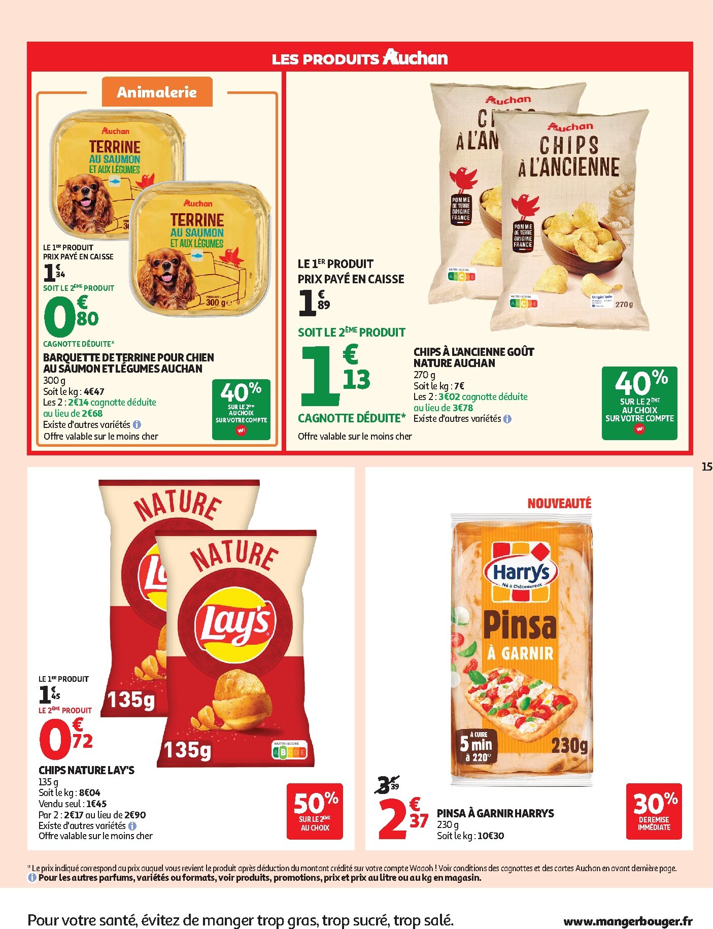 auchan - Flyer Auchan pour la semaine prochaine du du mardi 11/08/2026 au du samedi 15/08/2026 - page: 15