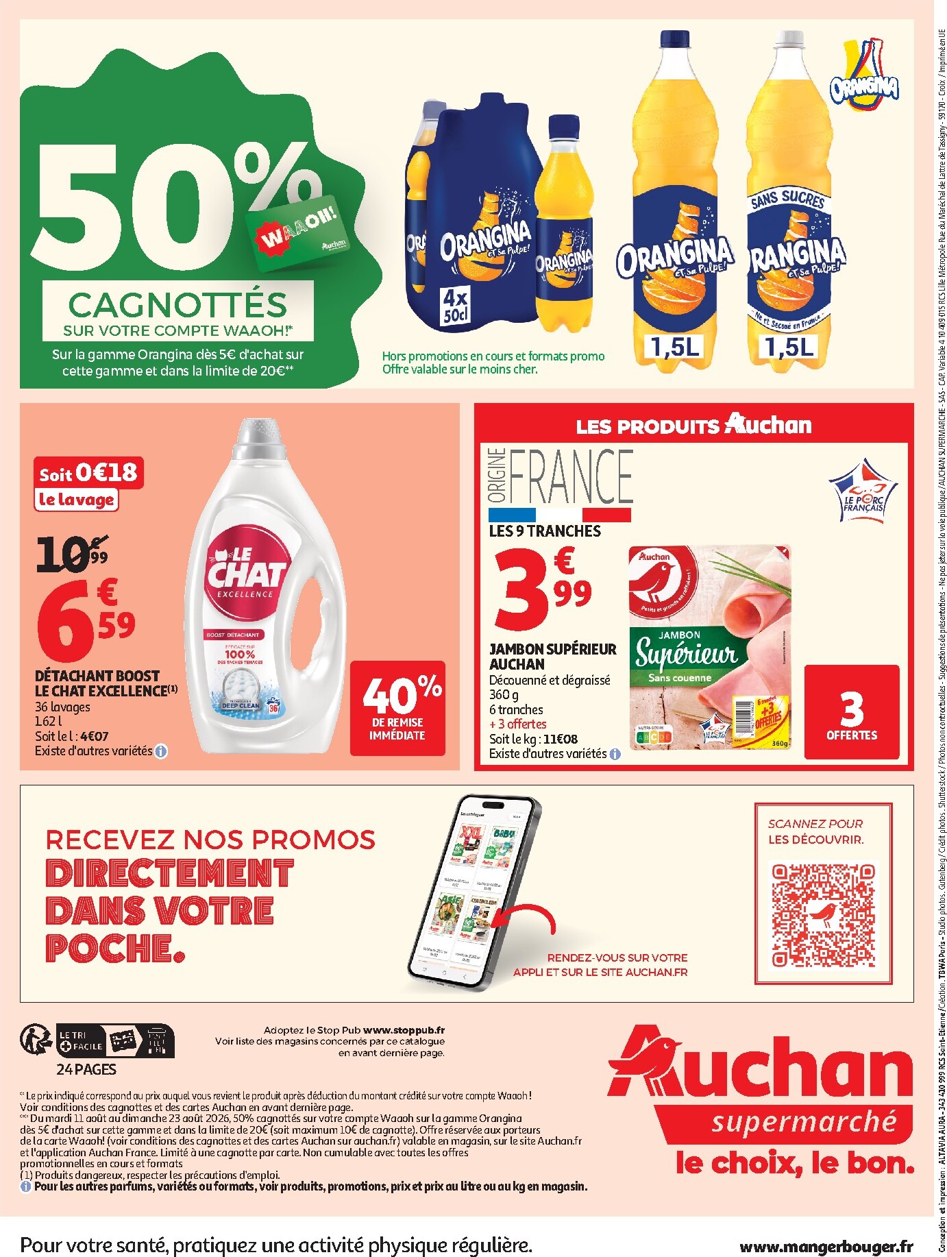 auchan - Flyer Auchan pour la semaine prochaine du du mardi 11/08/2026 au du samedi 15/08/2026 - page: 24