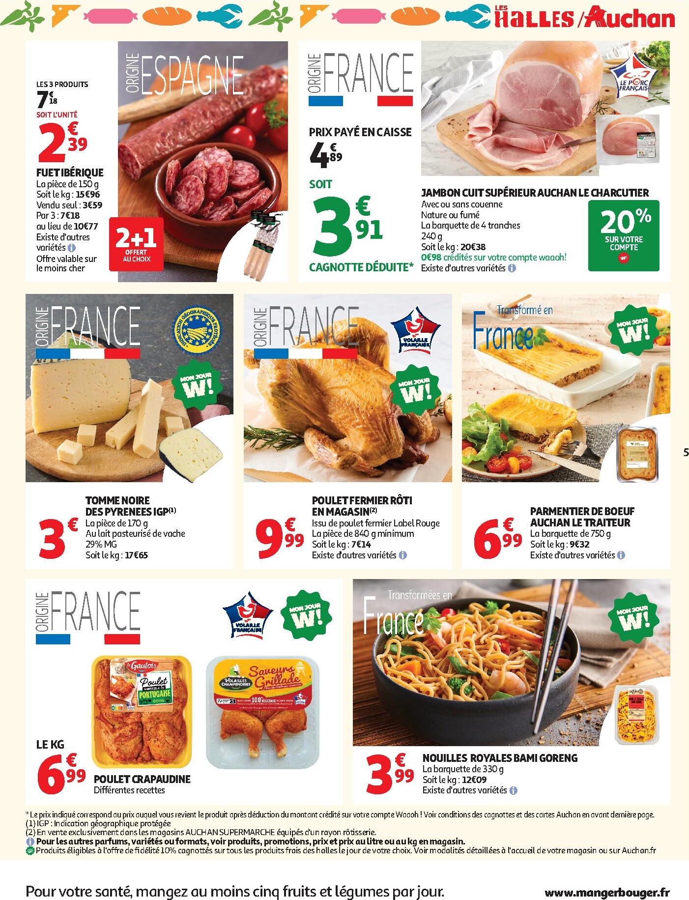 auchan - Flyer Auchan pour la semaine prochaine du du mardi 11/08/2026 au du samedi 15/08/2026 - page: 5