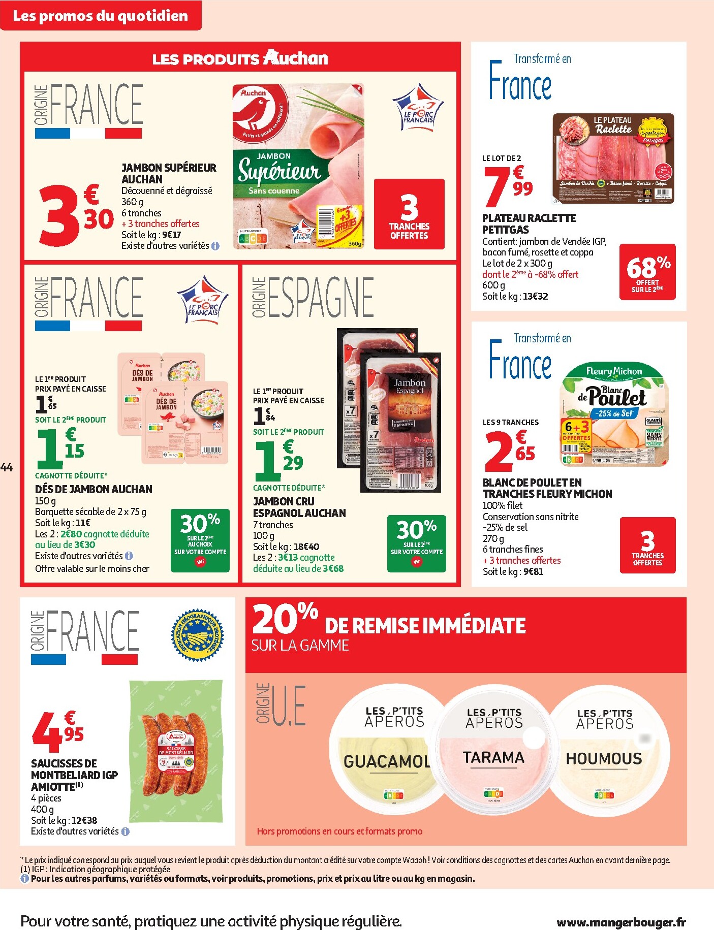 auchan - Flyer Auchan pour la semaine prochaine du du mardi 08/09/2026 au du dimanche 20/09/2026 - page: 44