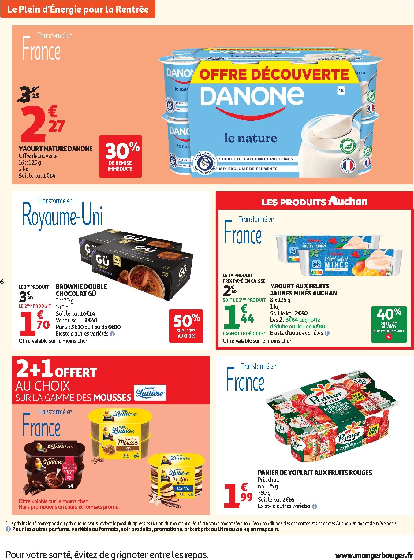 auchan - Flyer Auchan pour la semaine prochaine du du mardi 08/09/2026 au du dimanche 20/09/2026 - page: 6