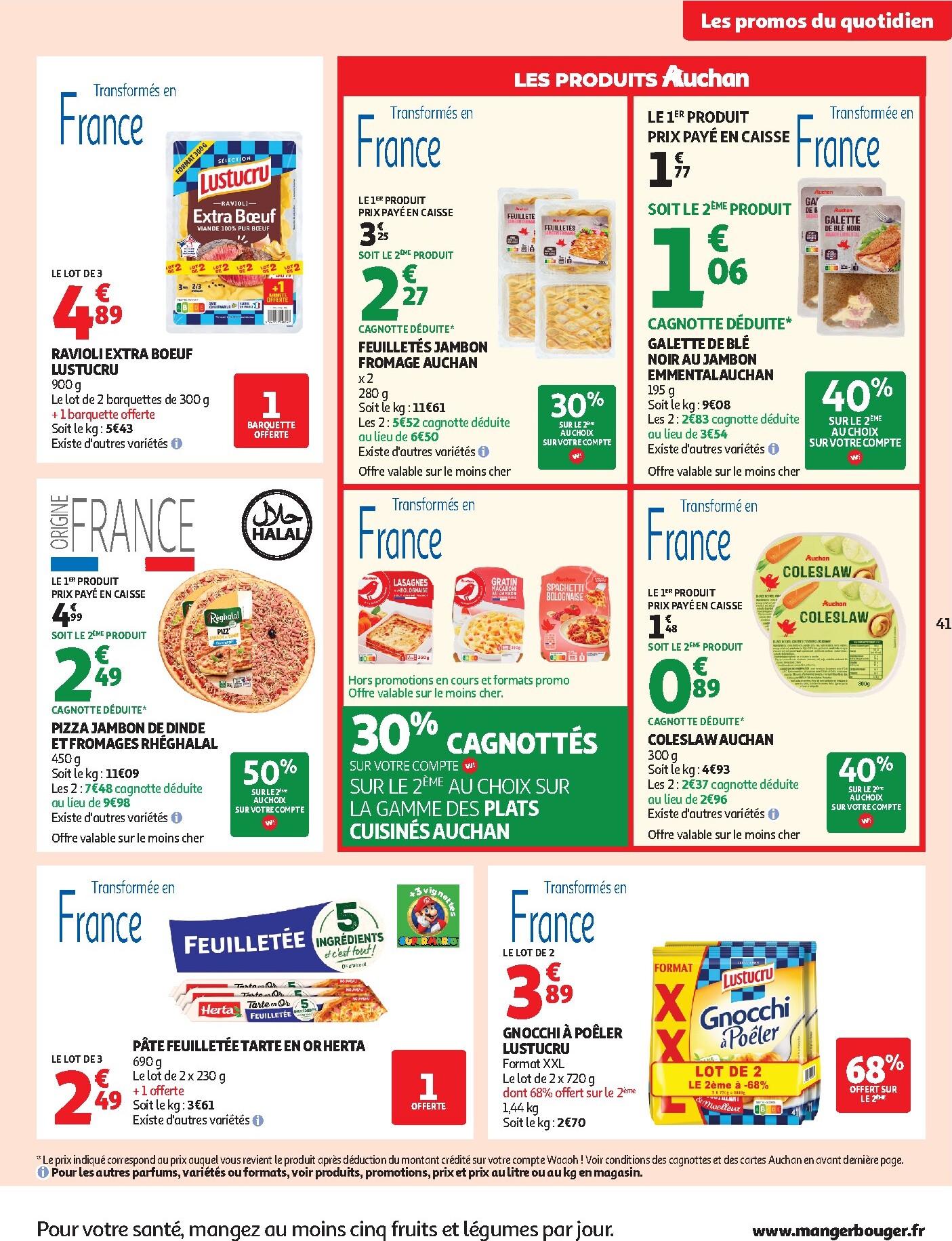 auchan - Flyer Auchan pour la semaine prochaine du du mardi 08/09/2026 au du dimanche 20/09/2026 - page: 41