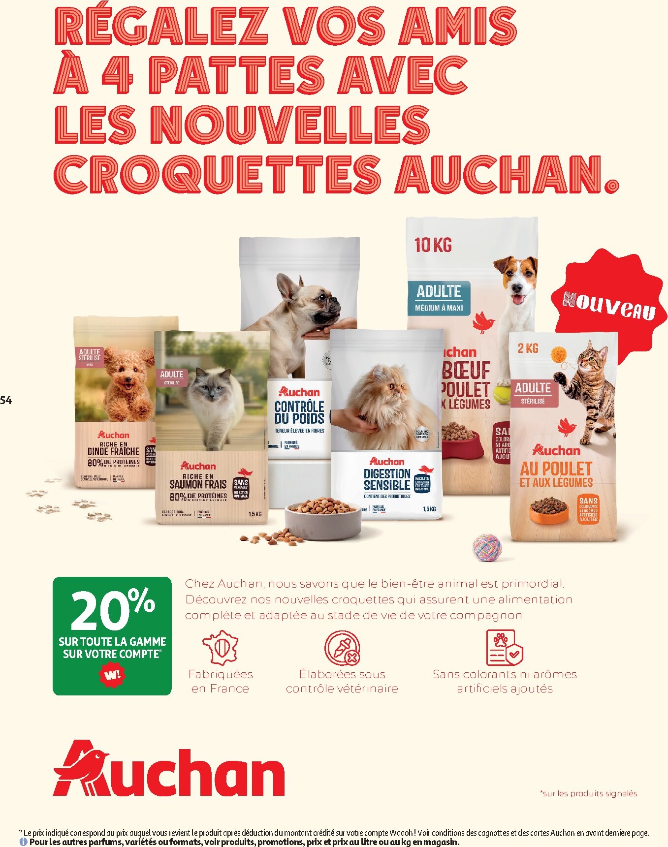 auchan - Flyer Auchan pour la semaine prochaine du du mardi 08/09/2026 au du dimanche 20/09/2026 - page: 54