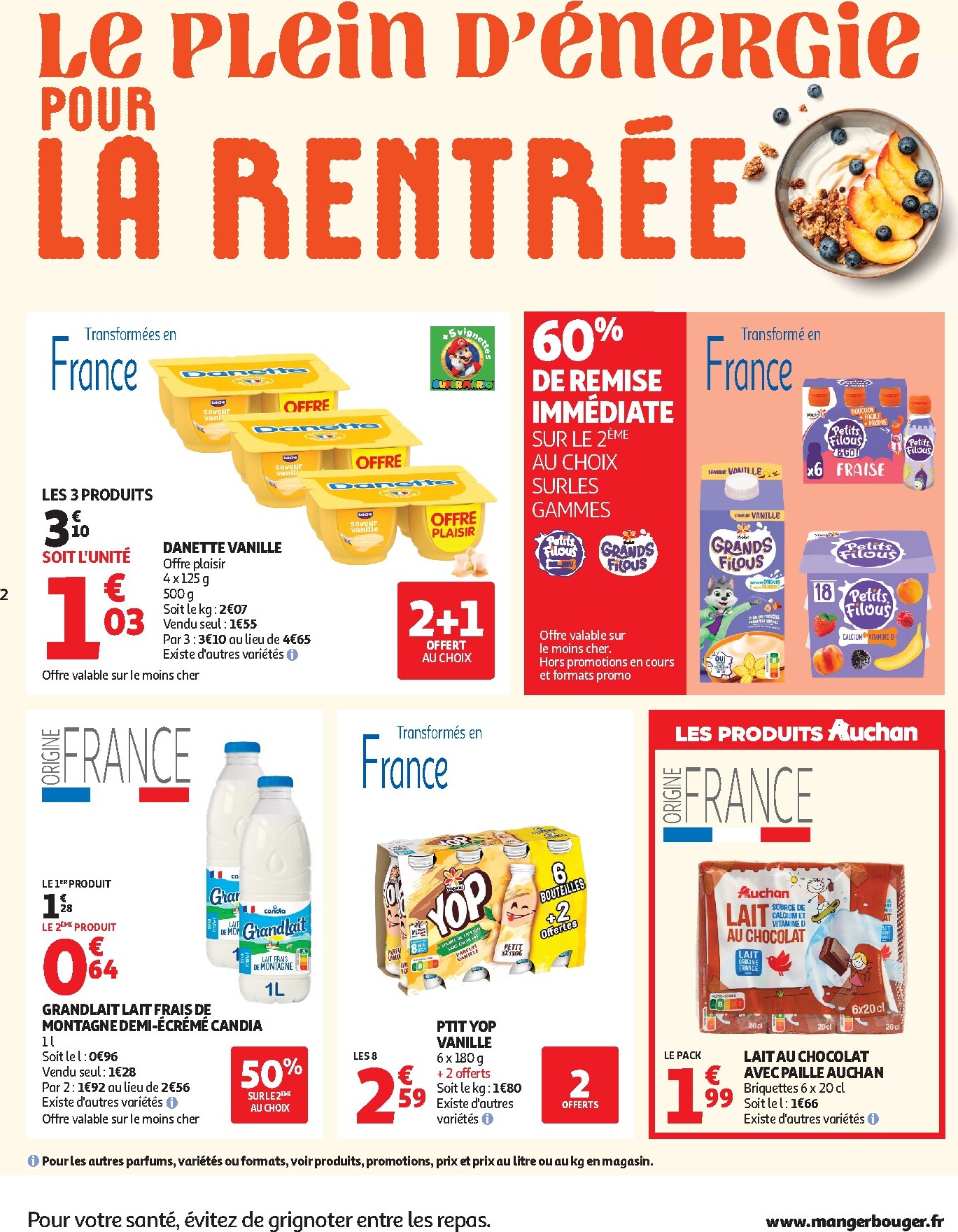 auchan - Flyer Auchan pour la semaine prochaine du du mardi 08/09/2026 au du dimanche 20/09/2026 - page: 2