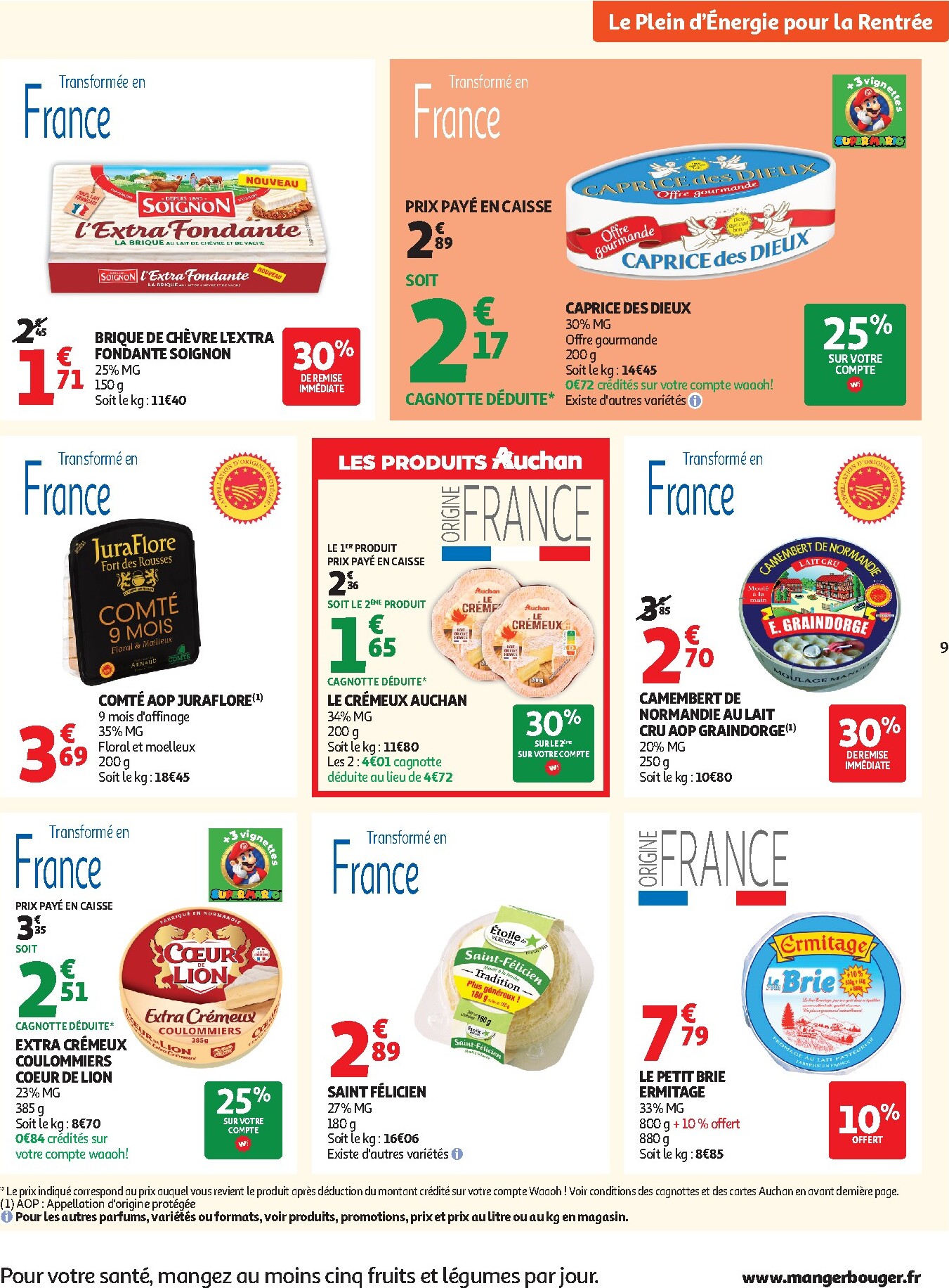 auchan - Flyer Auchan pour la semaine prochaine du du mardi 08/09/2026 au du dimanche 20/09/2026 - page: 9