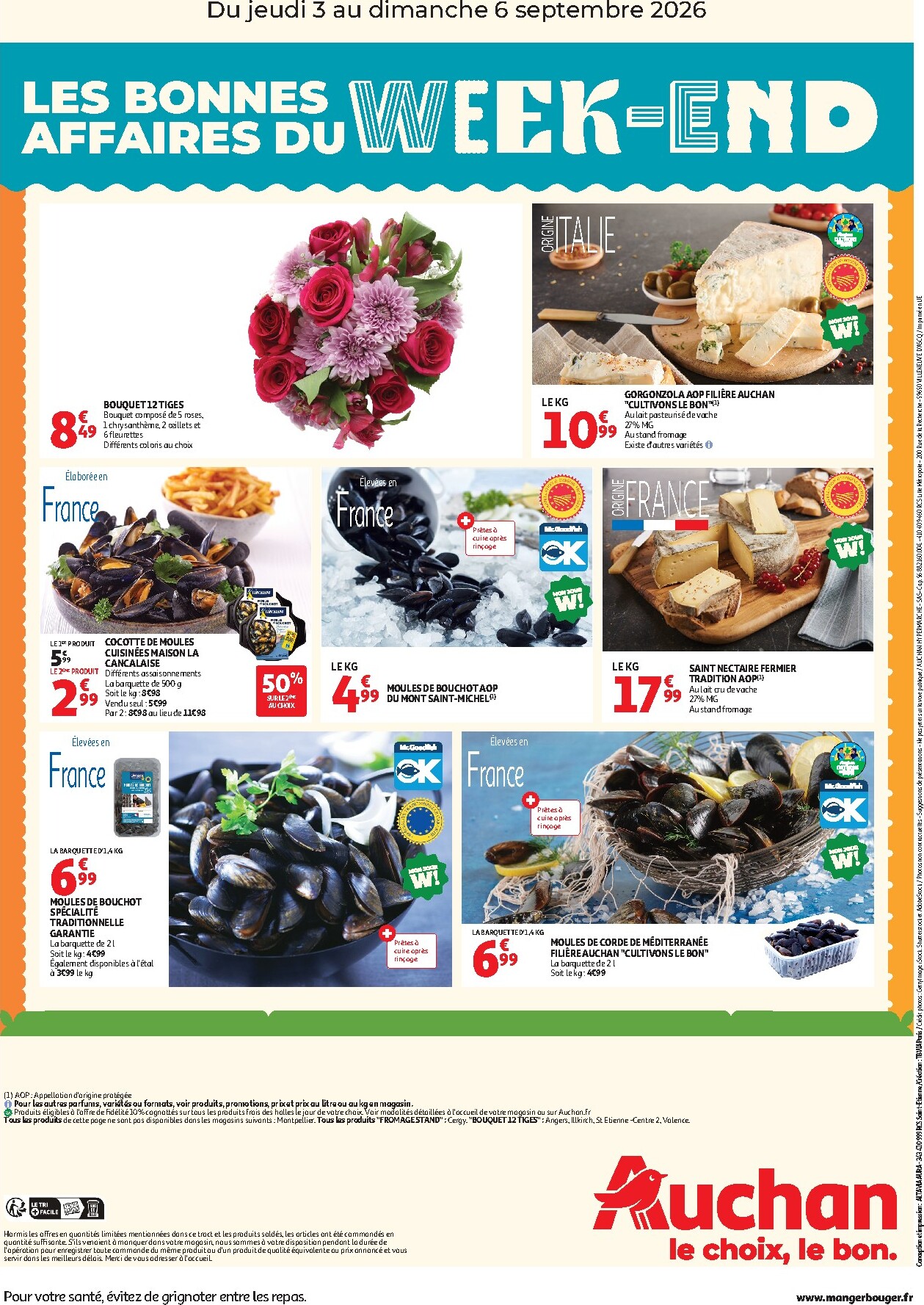 auchan - Current Auchan Hypermarché - Les bons plan du week end leaflet valid from de jeudi 03/09/2026 to du dimanche 06/09/2026 - page: 2