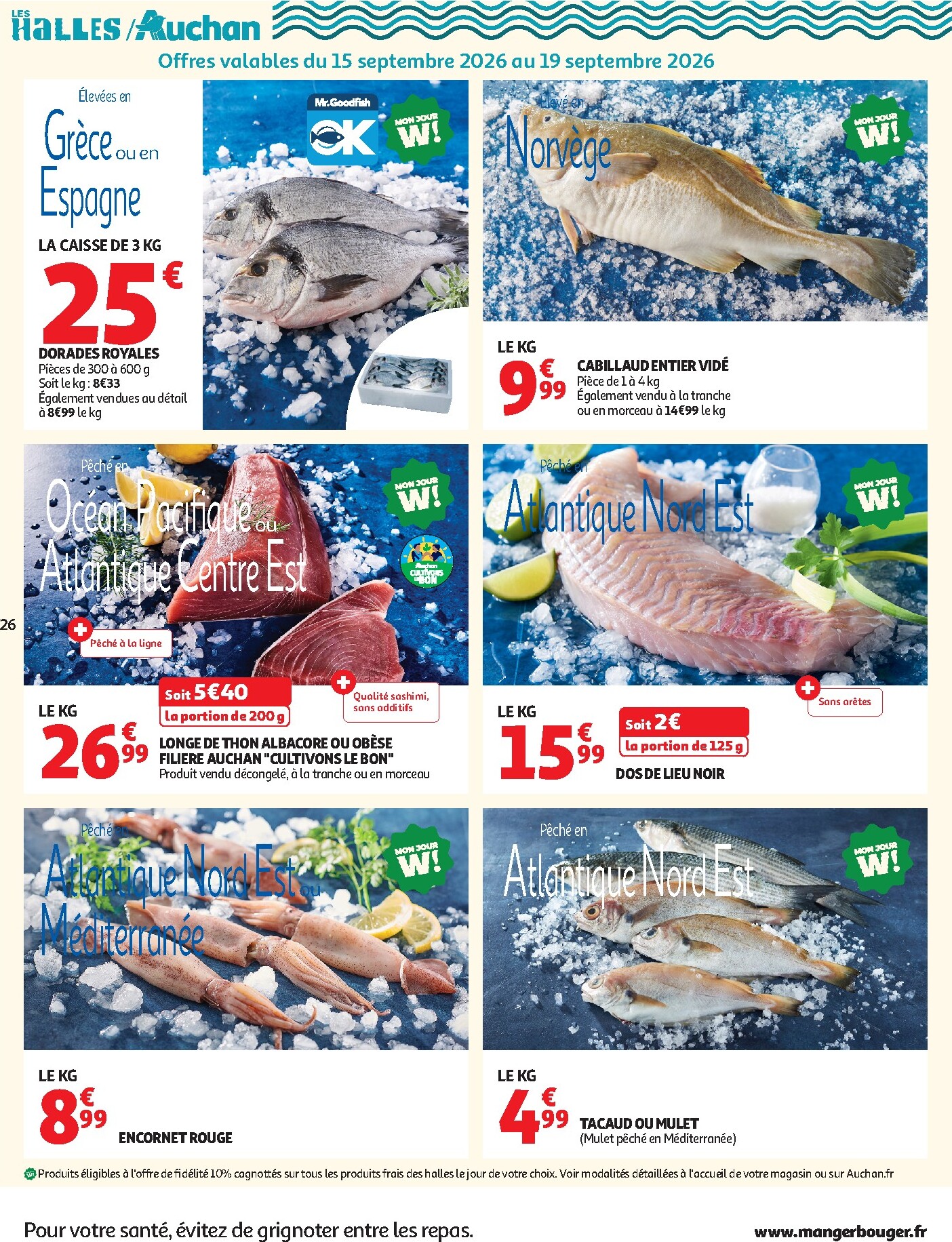 auchan - Flyer Auchan pour la semaine prochaine du du mardi 15/09/2026 au du dimanche 27/09/2026 - page: 26