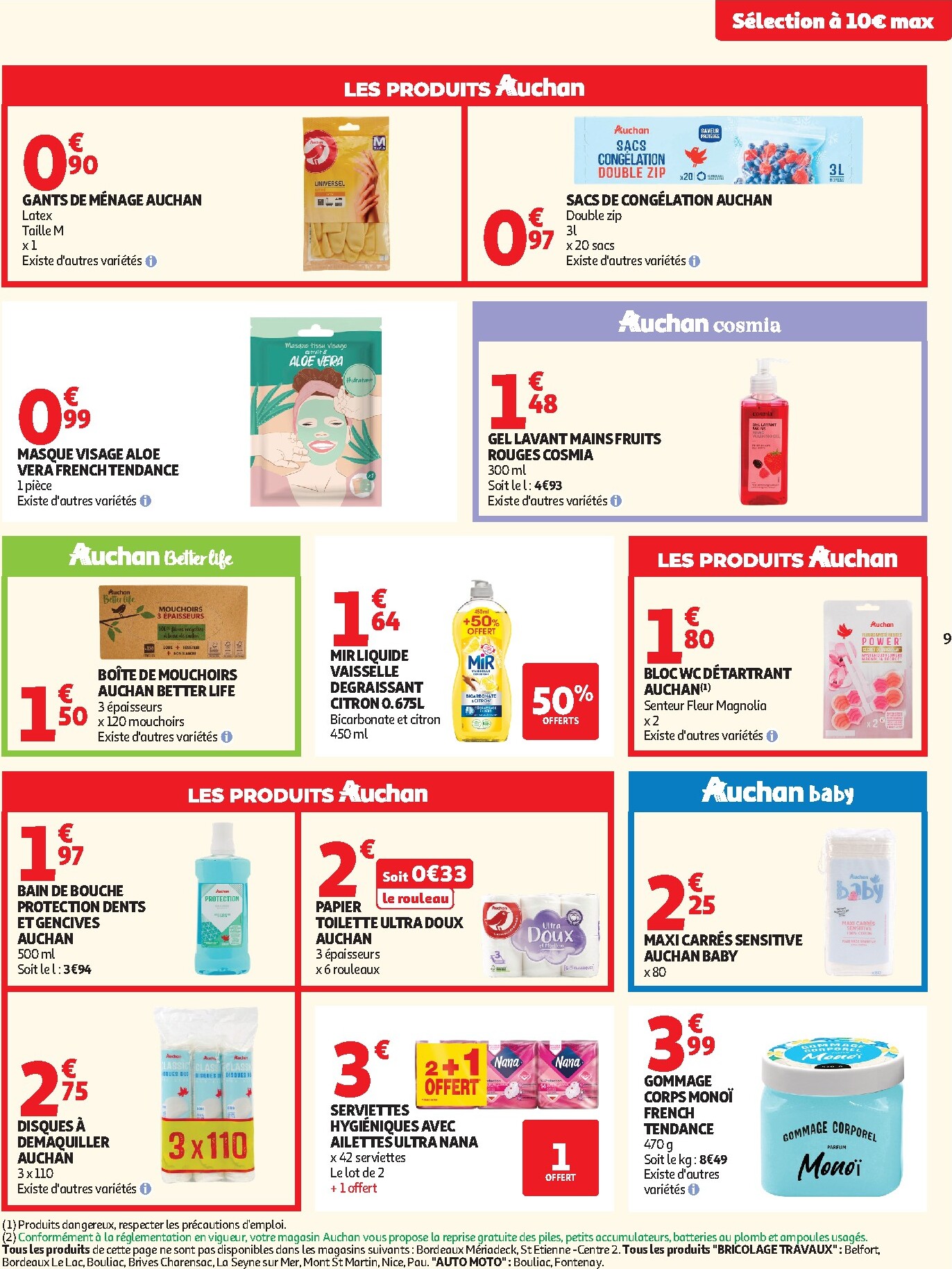 auchan - Flyer Auchan pour la semaine prochaine du du mardi 15/09/2026 au du dimanche 27/09/2026 - page: 9