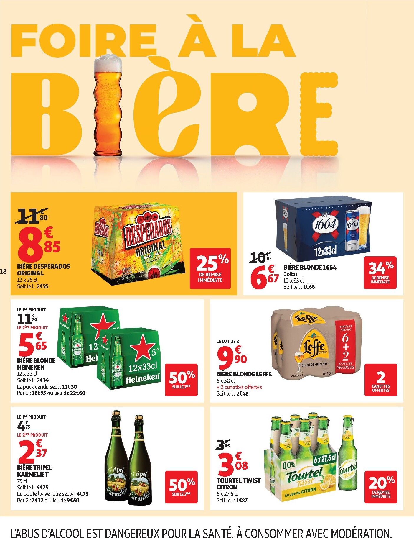 auchan - Flyer Auchan - Foire à la bière supers - Supermarché pour la semaine prochaine du du mardi 15/09/2026 au du samedi 26/09/2026 - page: 18