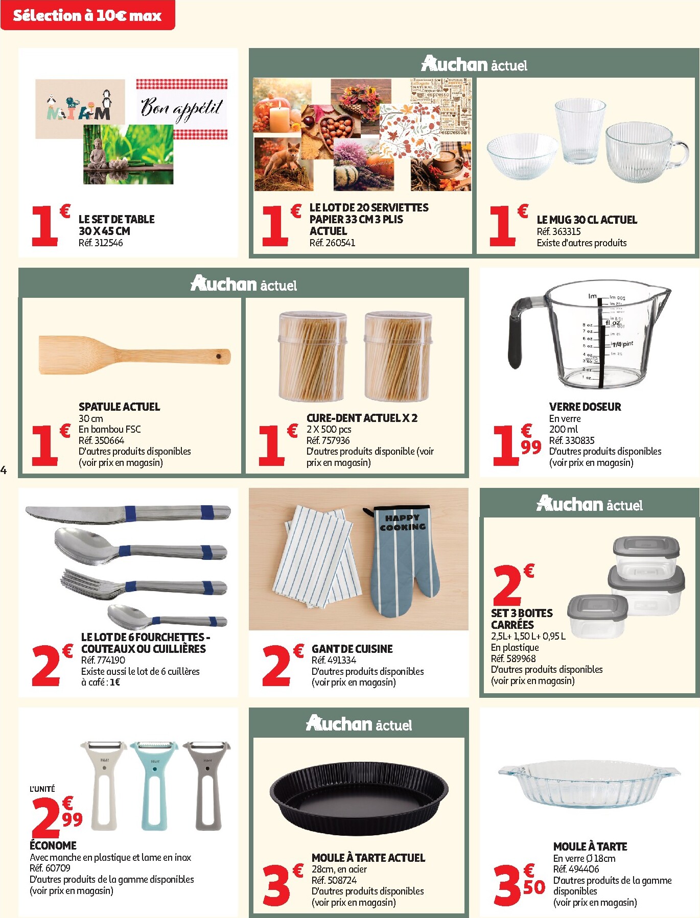 auchan - Current Auchan leaflet valid from du mardi 15/09/2026 to du dimanche 27/09/2026 - page: 4