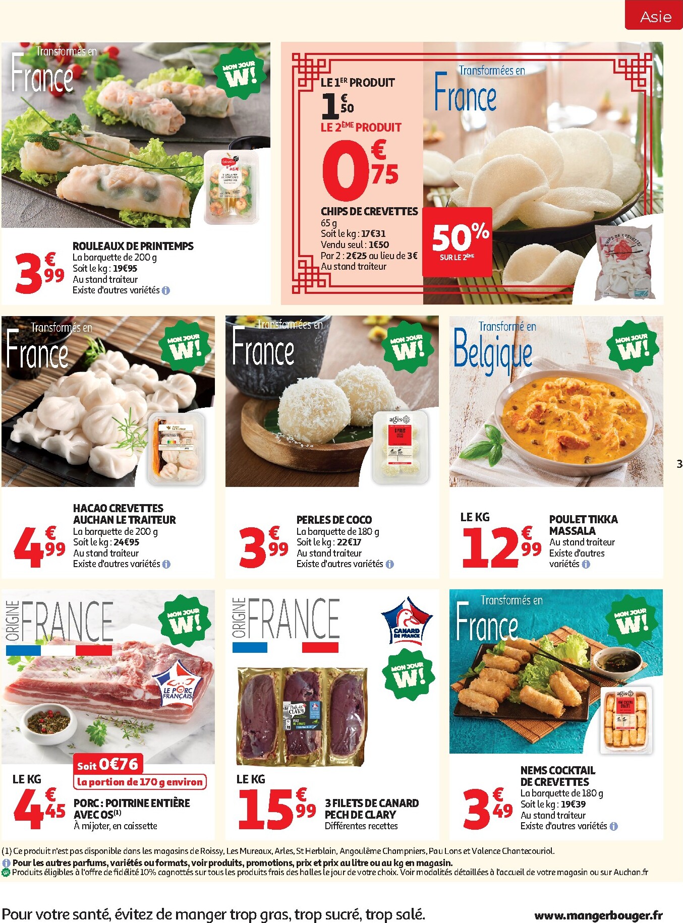 auchan - Flyer Auchan pour la semaine prochaine du du mardi 22/09/2026 au du dimanche 04/10/2026 - page: 3