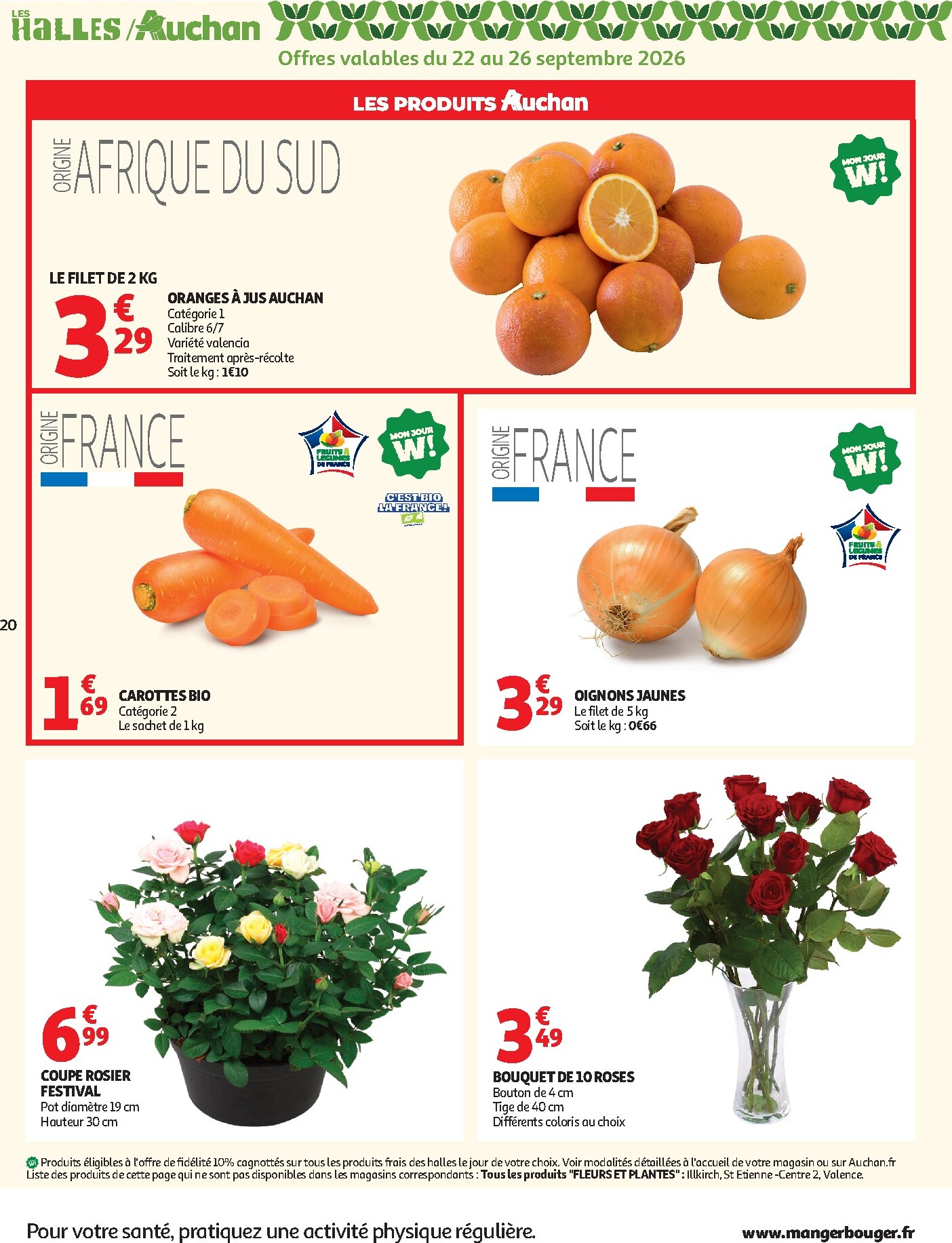 auchan - Flyer Auchan pour la semaine prochaine du du mardi 22/09/2026 au du dimanche 04/10/2026 - page: 20