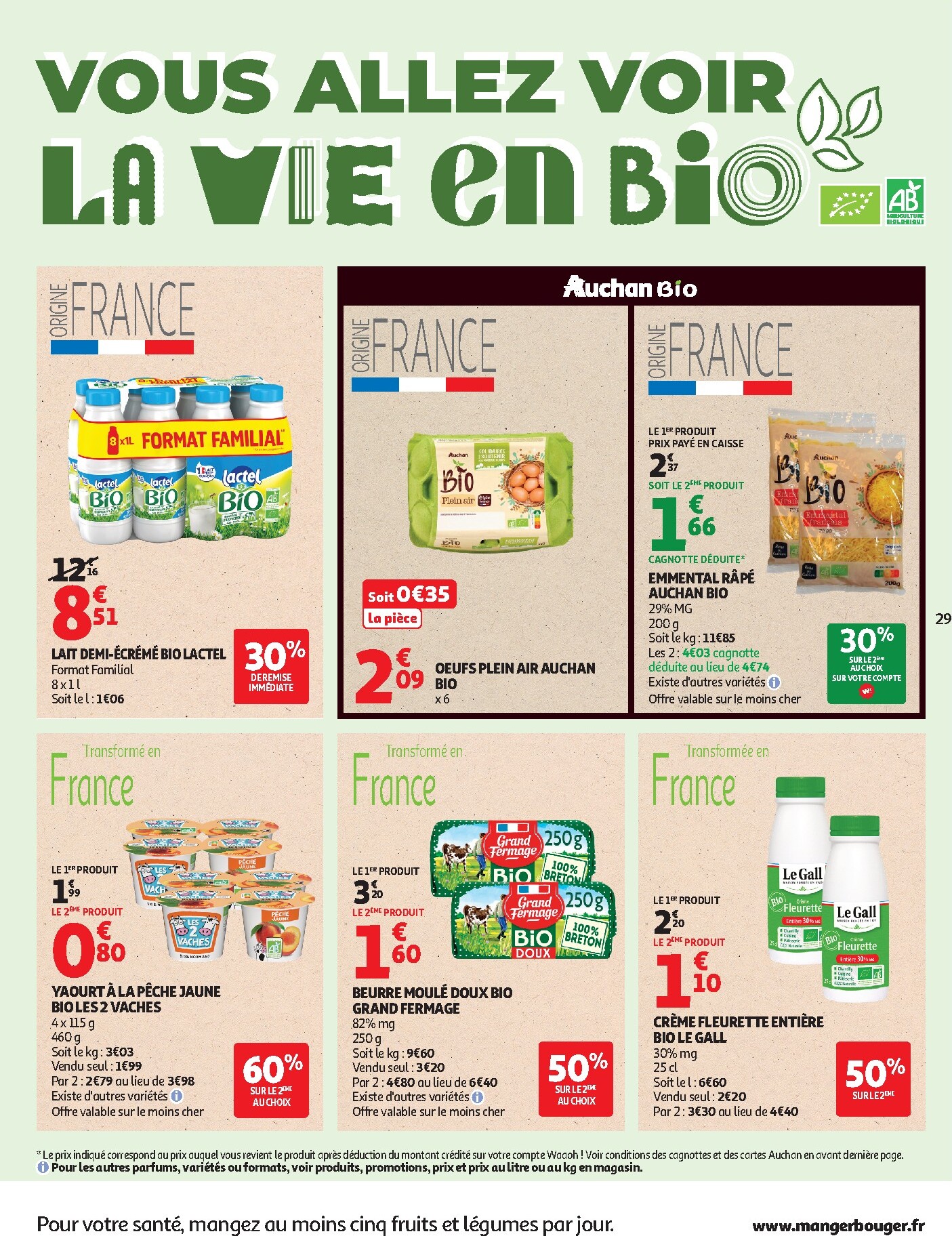auchan - Flyer Auchan pour la semaine prochaine du du mardi 22/09/2026 au du dimanche 04/10/2026 - page: 29