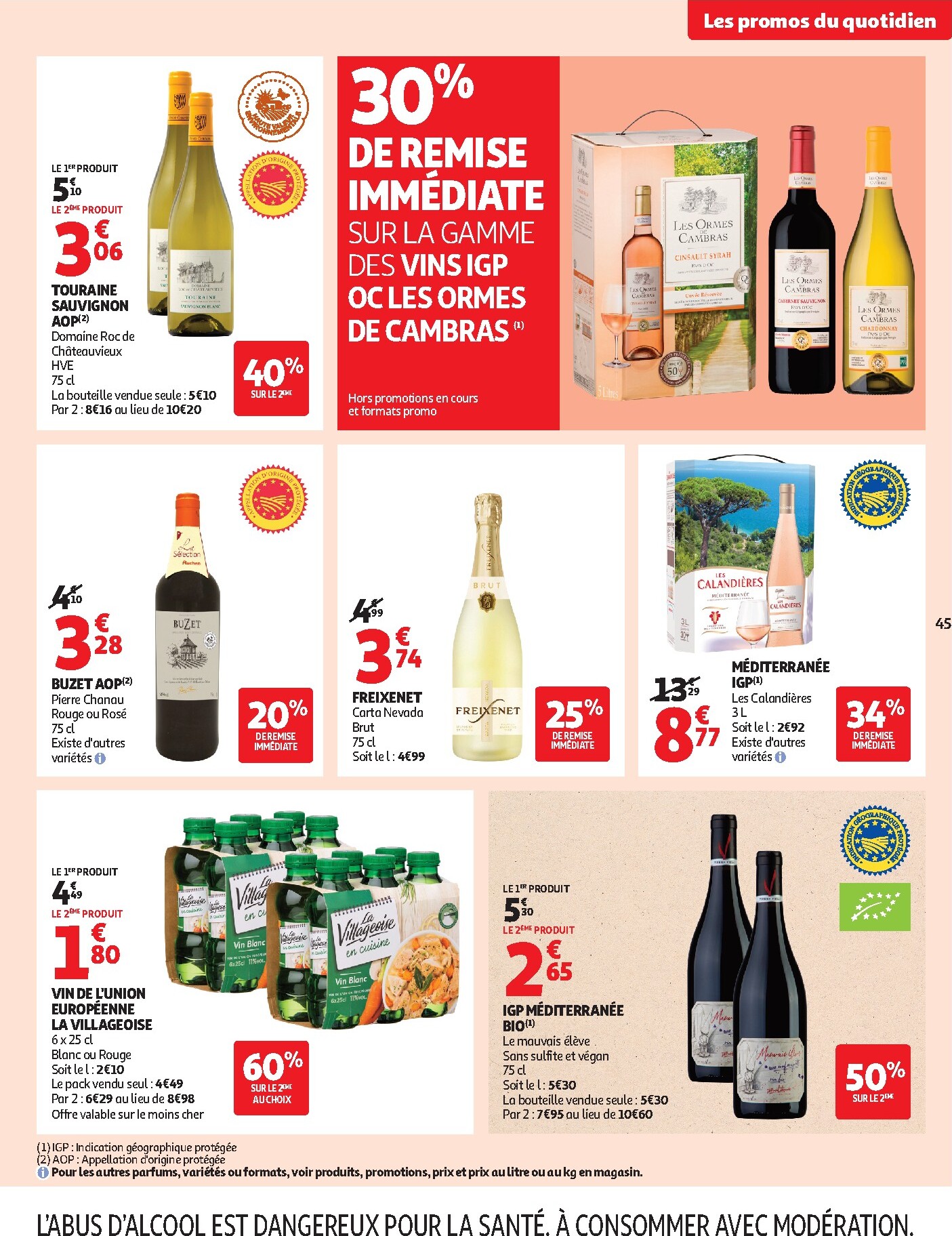 auchan - Flyer Auchan pour la semaine prochaine du du mardi 22/09/2026 au du dimanche 04/10/2026 - page: 45