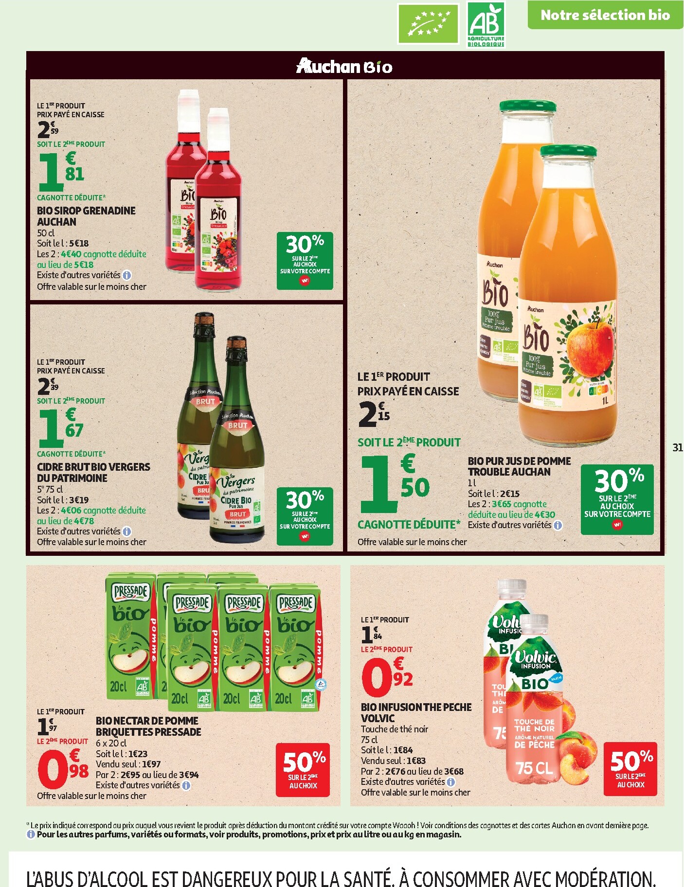 auchan - Flyer Auchan pour la semaine prochaine du du mardi 22/09/2026 au du dimanche 04/10/2026 - page: 31