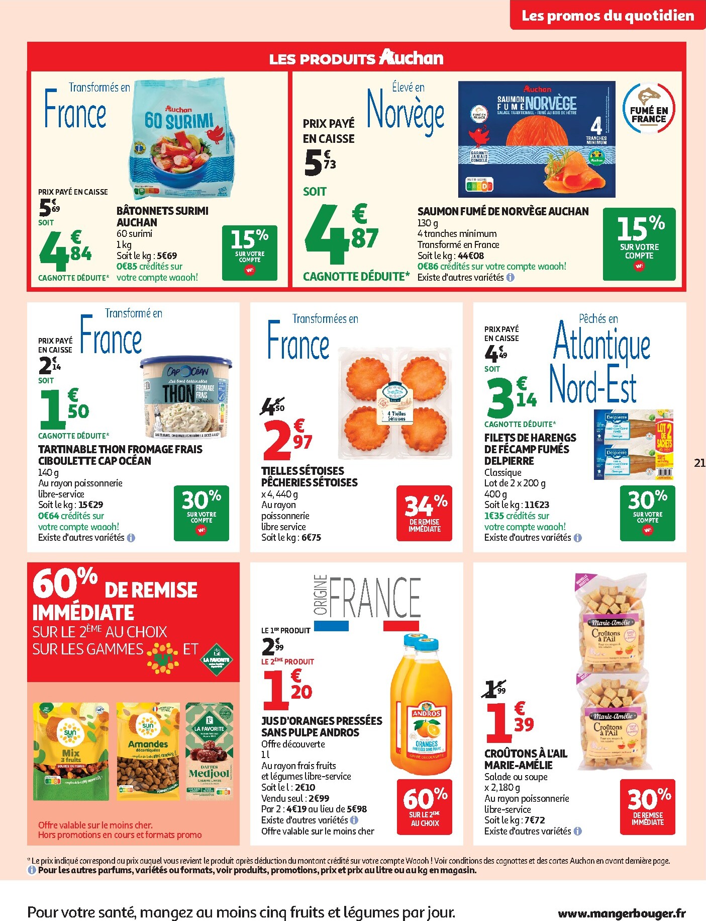 auchan - Flyer Auchan pour la semaine prochaine du du mardi 22/09/2026 au du dimanche 04/10/2026 - page: 21