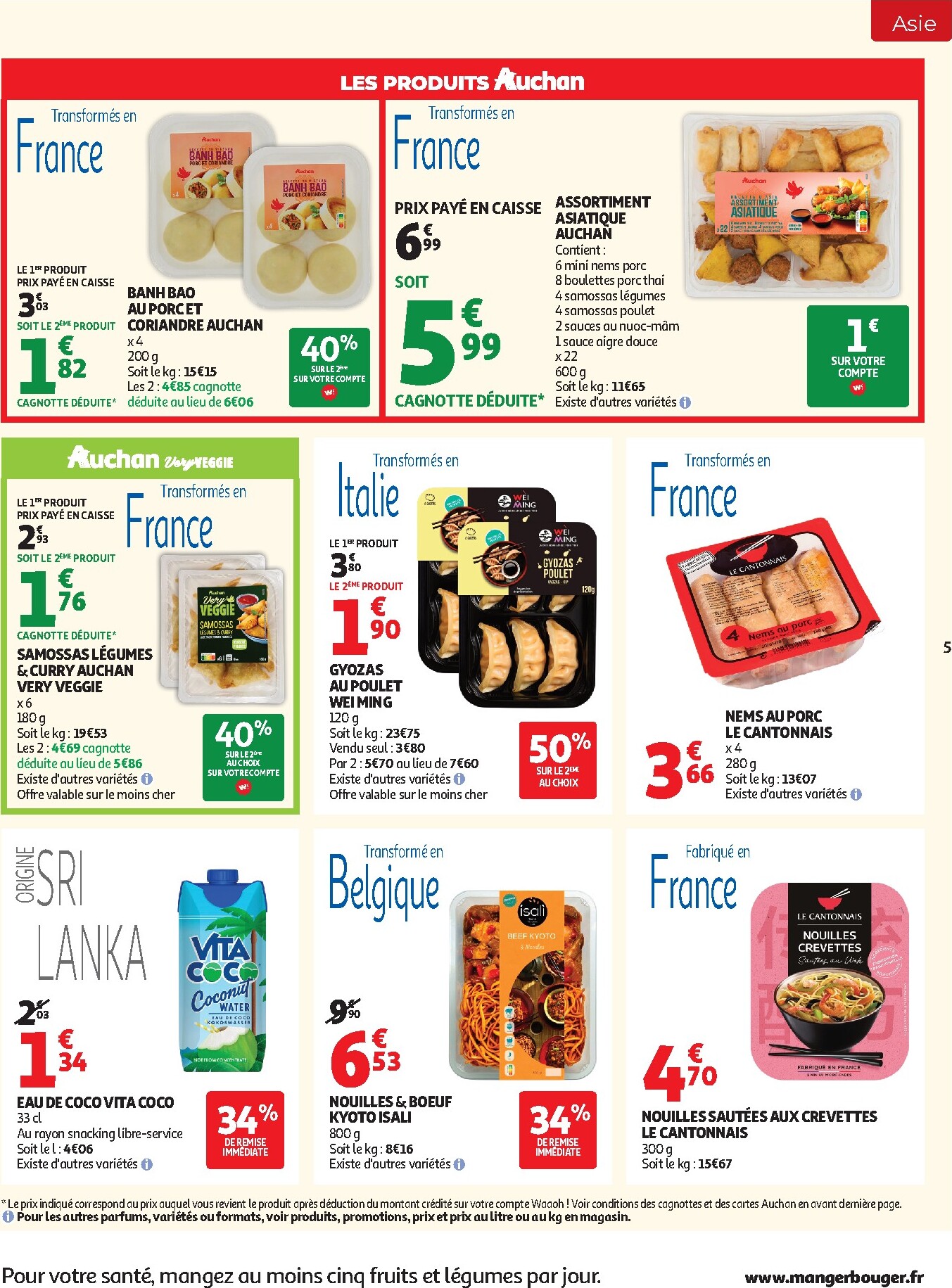 auchan - Flyer Auchan pour la semaine prochaine du du mardi 22/09/2026 au du dimanche 04/10/2026 - page: 5