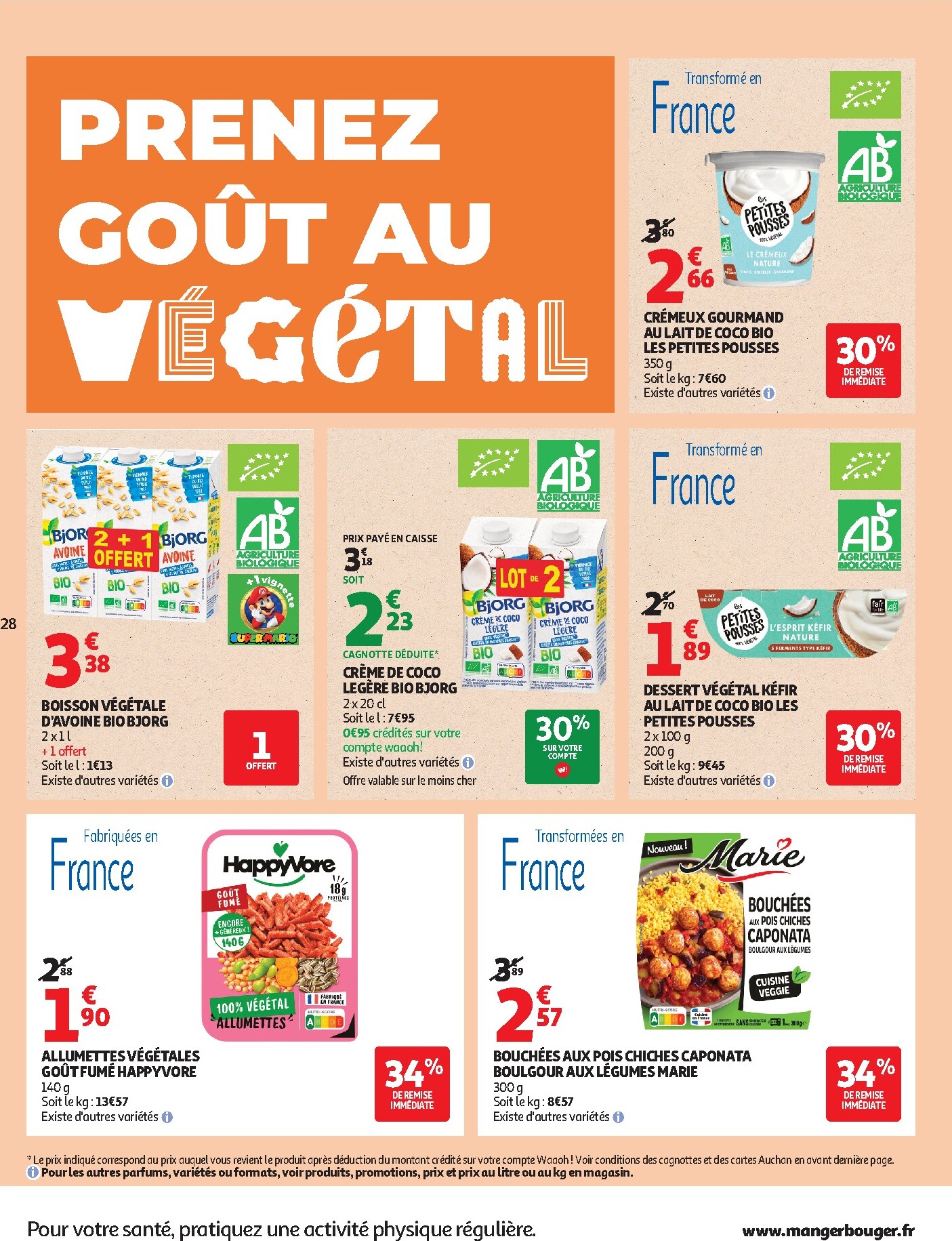 auchan - Flyer Auchan pour la semaine prochaine du du mardi 22/09/2026 au du dimanche 04/10/2026 - page: 28