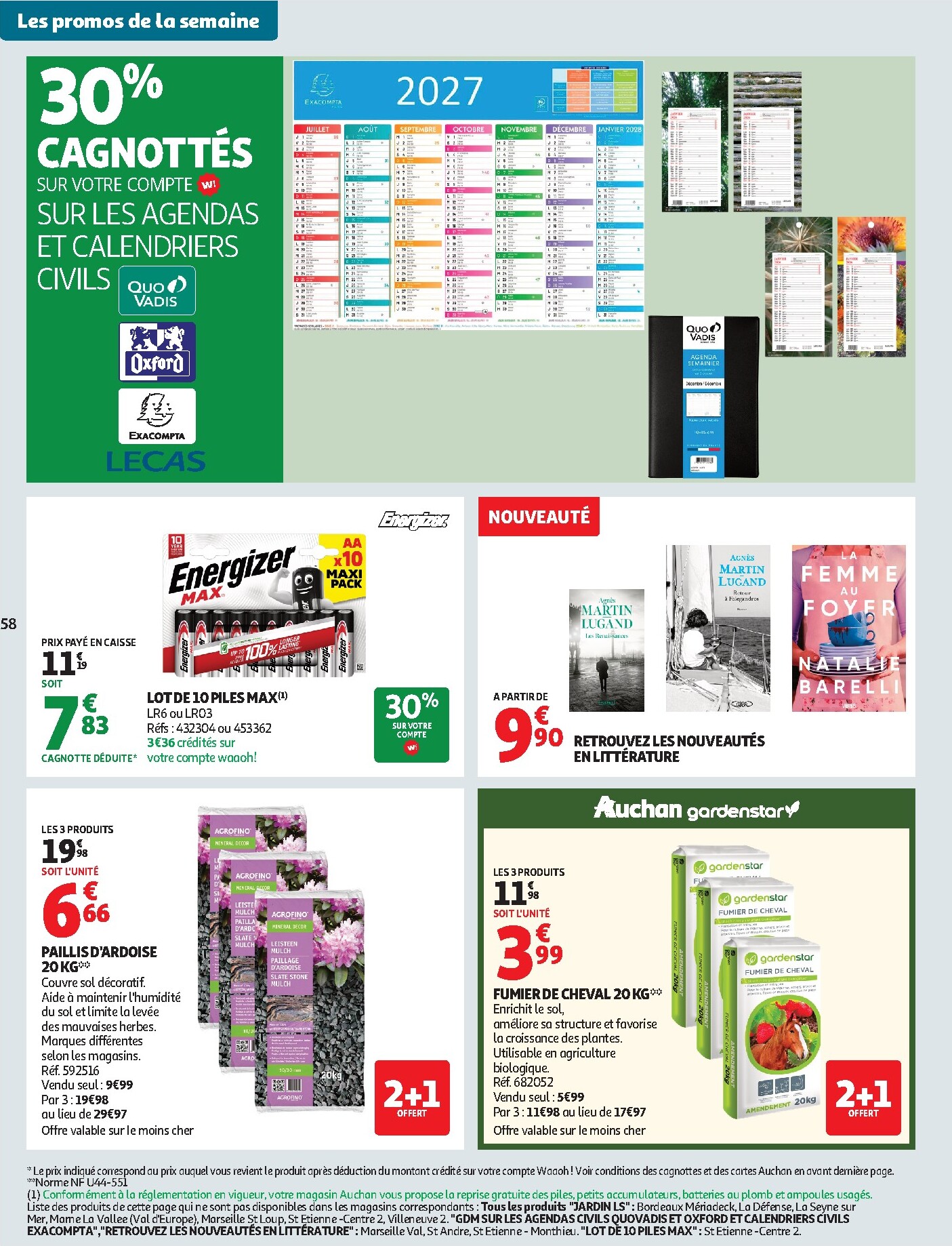 auchan - Flyer Auchan pour la semaine prochaine du du mardi 22/09/2026 au du dimanche 04/10/2026 - page: 58