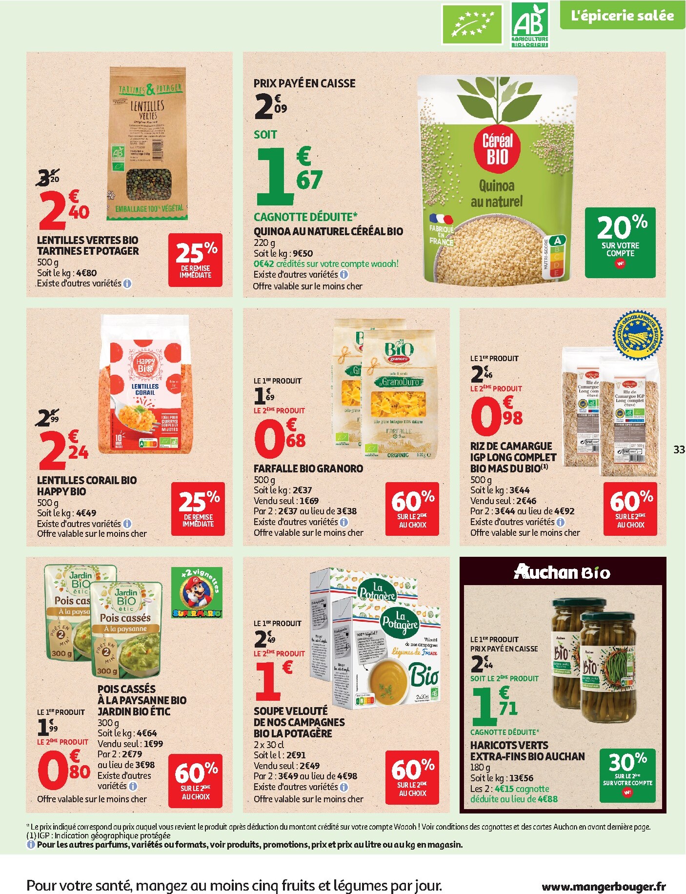 auchan - Flyer Auchan pour la semaine prochaine du du mardi 22/09/2026 au du dimanche 04/10/2026 - page: 33