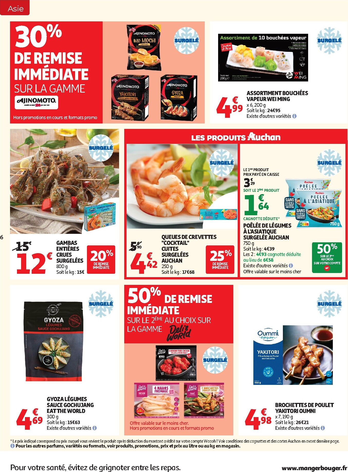auchan - Flyer Auchan Supermarché - Saveurs d'Asie supers pour la semaine prochaine du du mardi 22/09/2026 au du samedi 26/09/2026 - page: 6