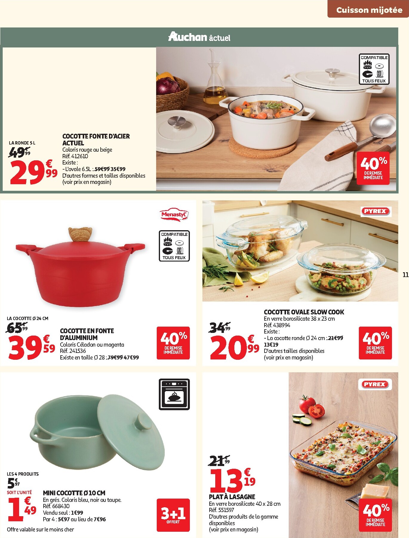 auchan - Flyer Auchan - Cuisine gourmande hypers pour la semaine prochaine du du mardi 22/09/2026 au du dimanche 04/10/2026 - page: 11