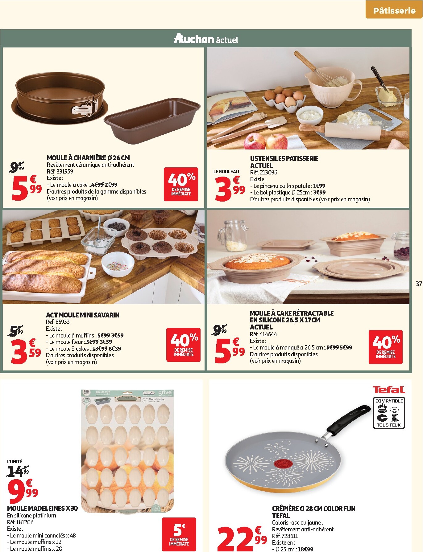 auchan - Flyer Auchan - Cuisine gourmande hypers pour la semaine prochaine du du mardi 22/09/2026 au du dimanche 04/10/2026 - page: 37