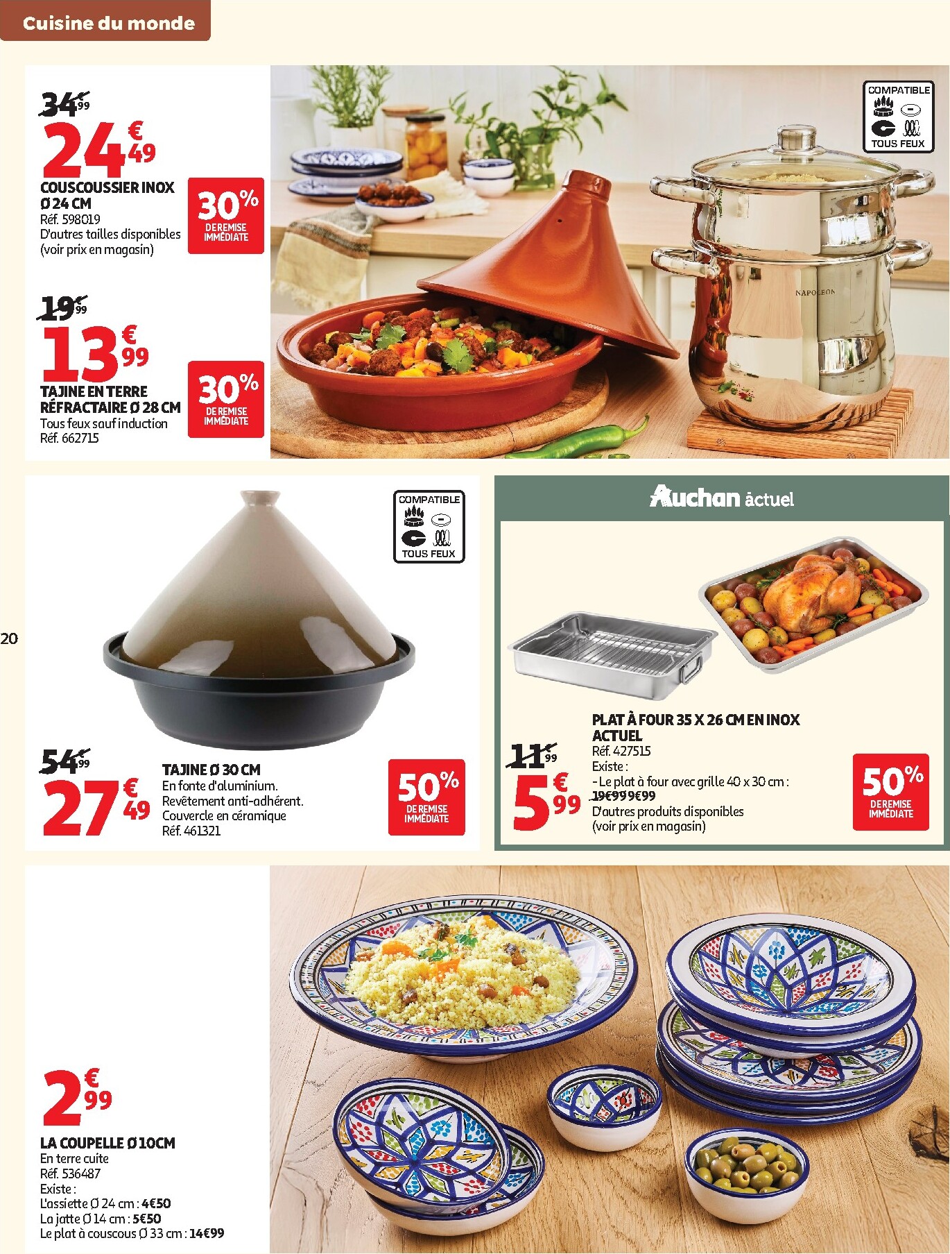 auchan - Flyer Auchan - Cuisine gourmande hypers pour la semaine prochaine du du mardi 22/09/2026 au du dimanche 04/10/2026 - page: 20