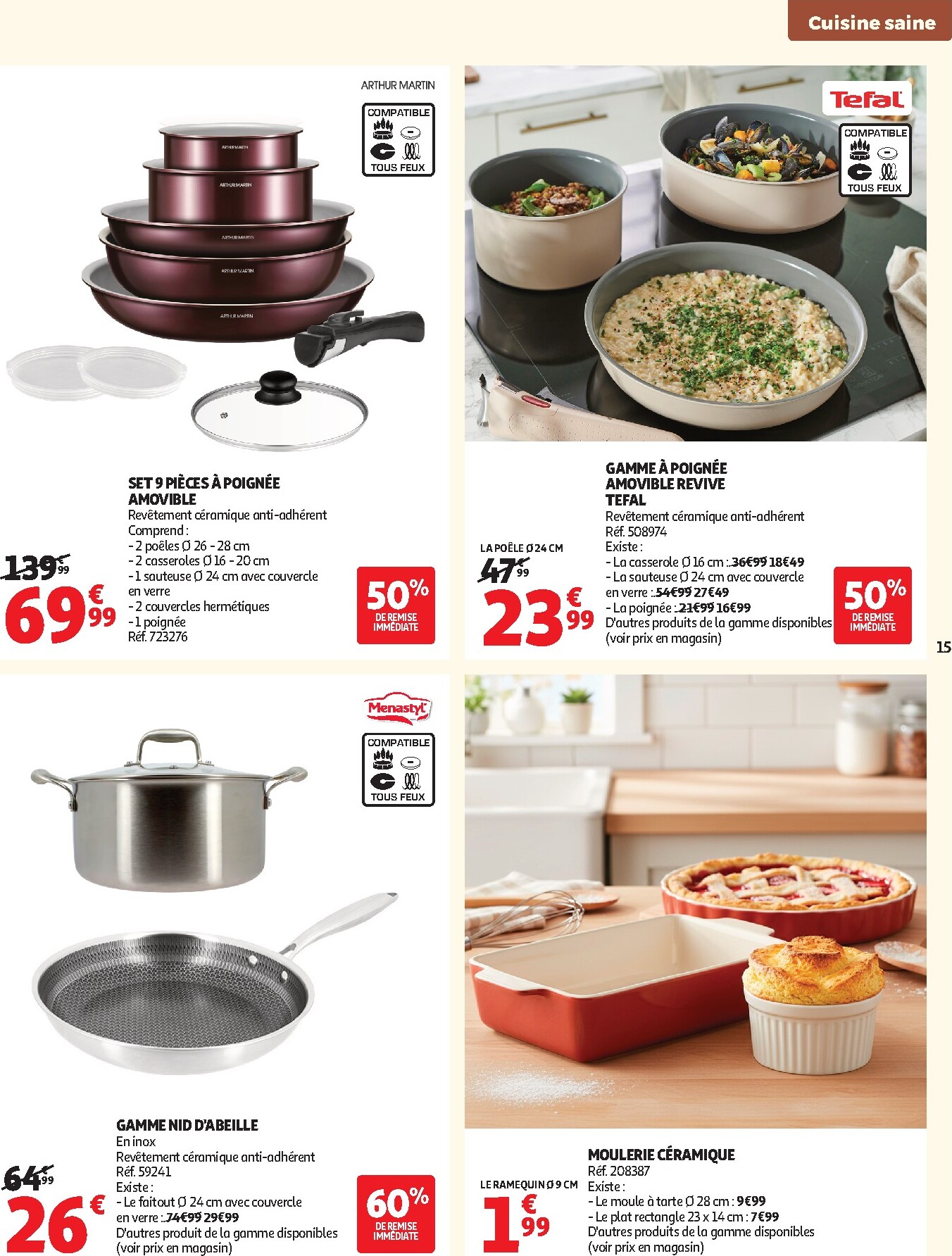 auchan - Flyer Auchan - Cuisine gourmande hypers pour la semaine prochaine du du mardi 22/09/2026 au du dimanche 04/10/2026 - page: 15