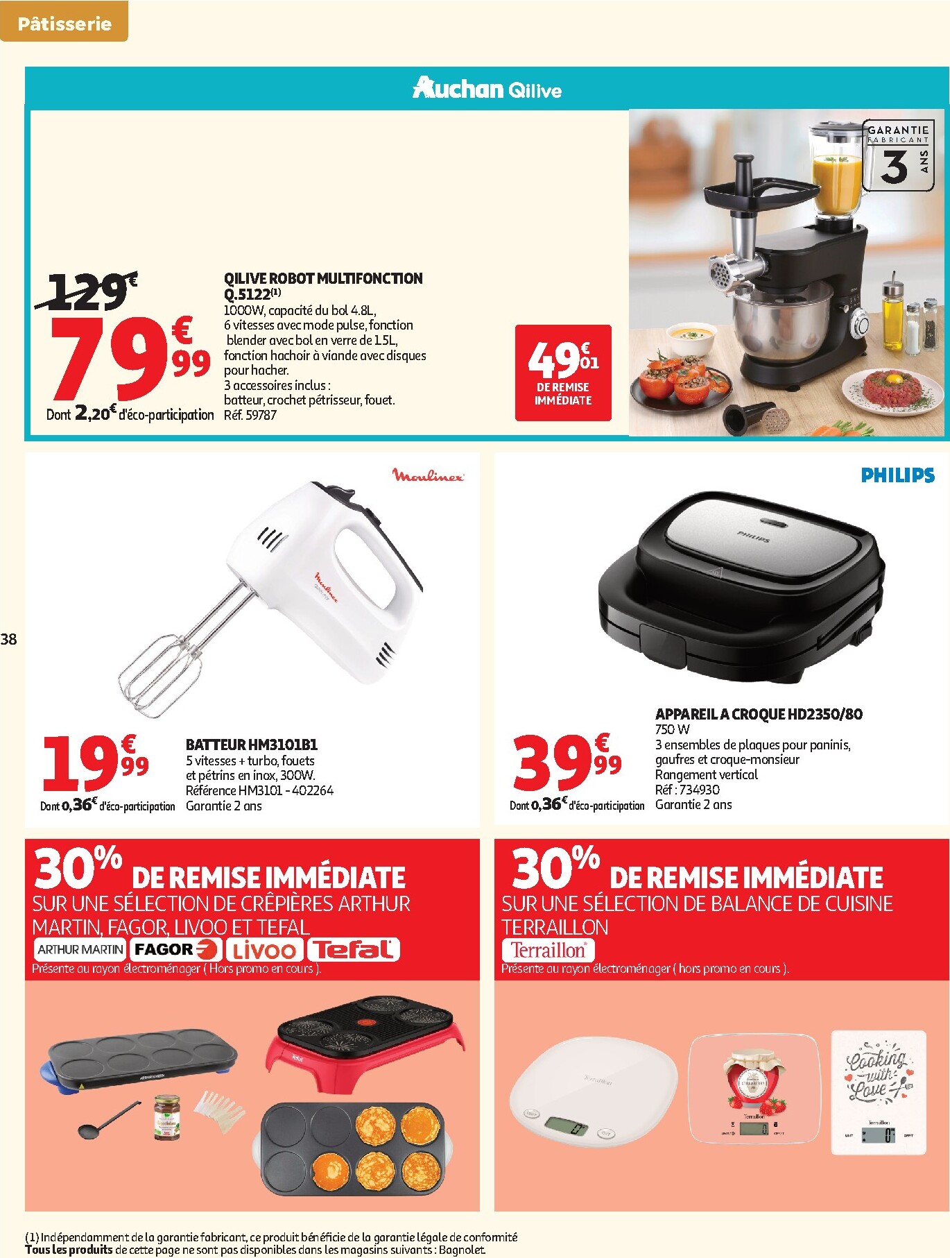 auchan - Flyer Auchan - Cuisine gourmande hypers pour la semaine prochaine du du mardi 22/09/2026 au du dimanche 04/10/2026 - page: 38