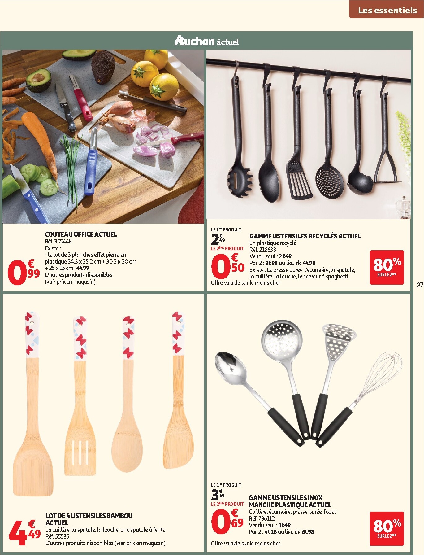 auchan - Flyer Auchan - Cuisine gourmande hypers pour la semaine prochaine du du mardi 22/09/2026 au du dimanche 04/10/2026 - page: 27