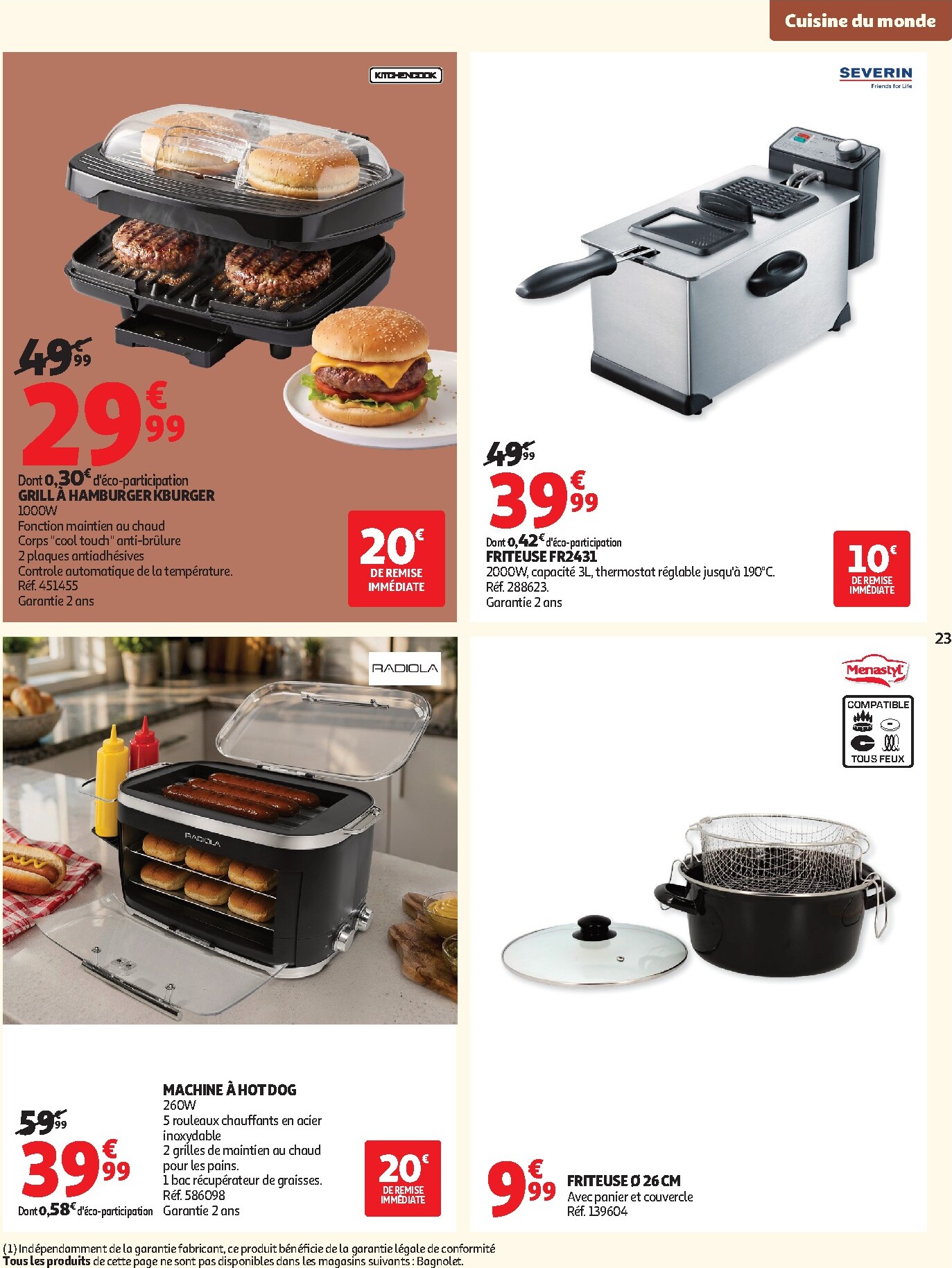 auchan - Flyer Auchan - Cuisine gourmande hypers pour la semaine prochaine du du mardi 22/09/2026 au du dimanche 04/10/2026 - page: 23